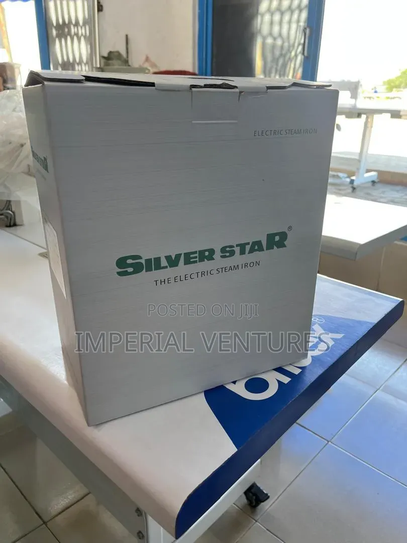 Industrial Silver Star Steam Iron