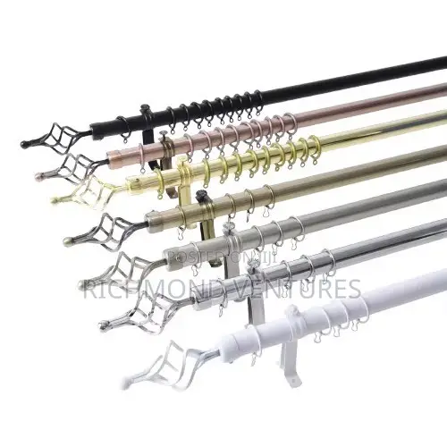 Ultra Morden and Adjustable Curtain Rods in Diff Colors