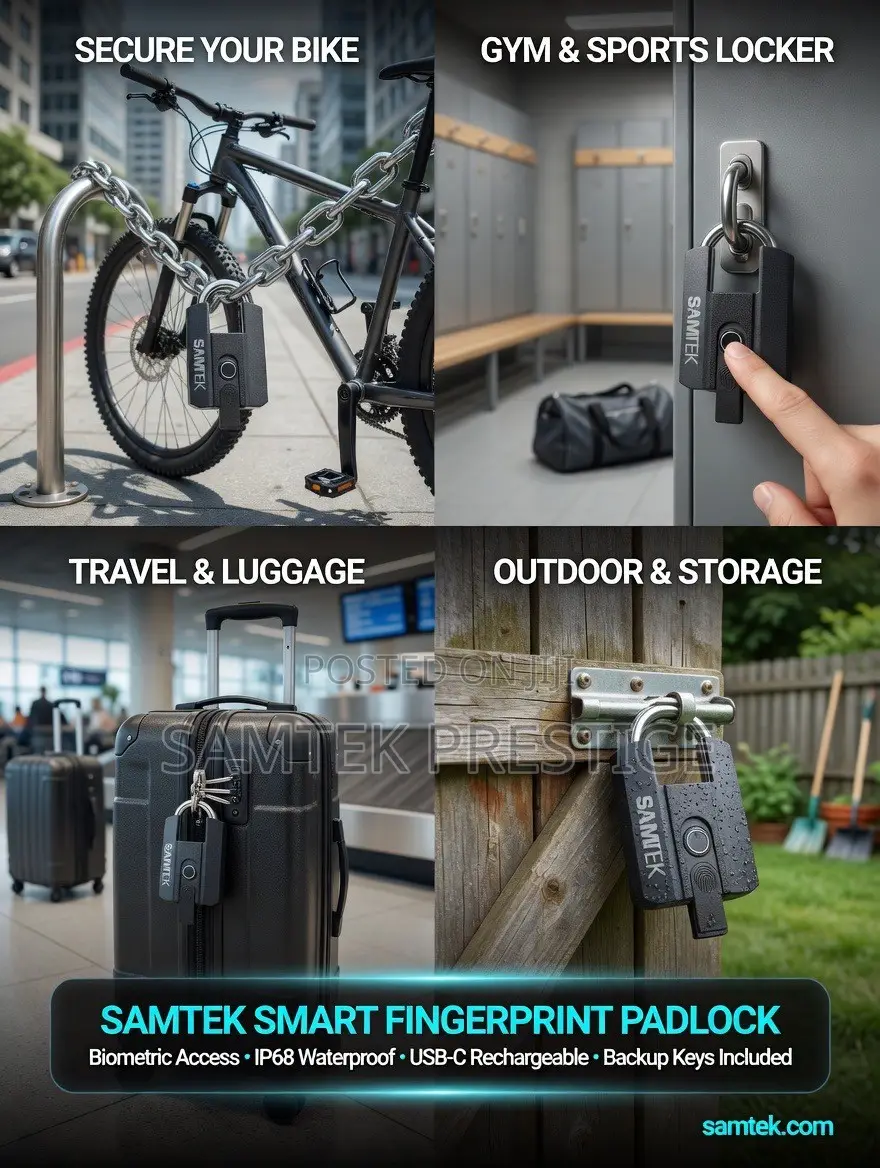 Samtek Smart Fingerprint Padlock