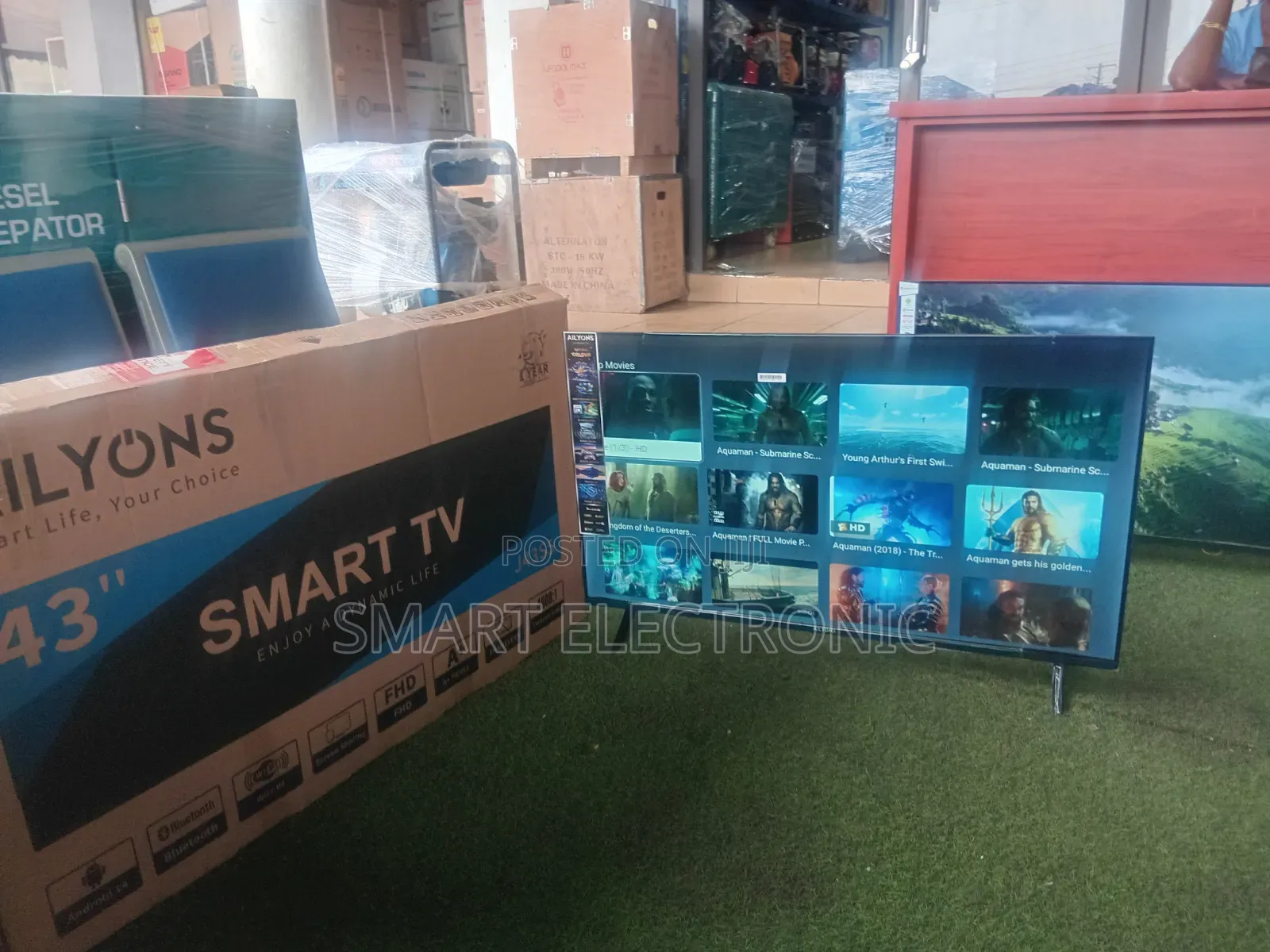 Ailyons LED Smart TV – Sleek Design, Clear Display Smart Features