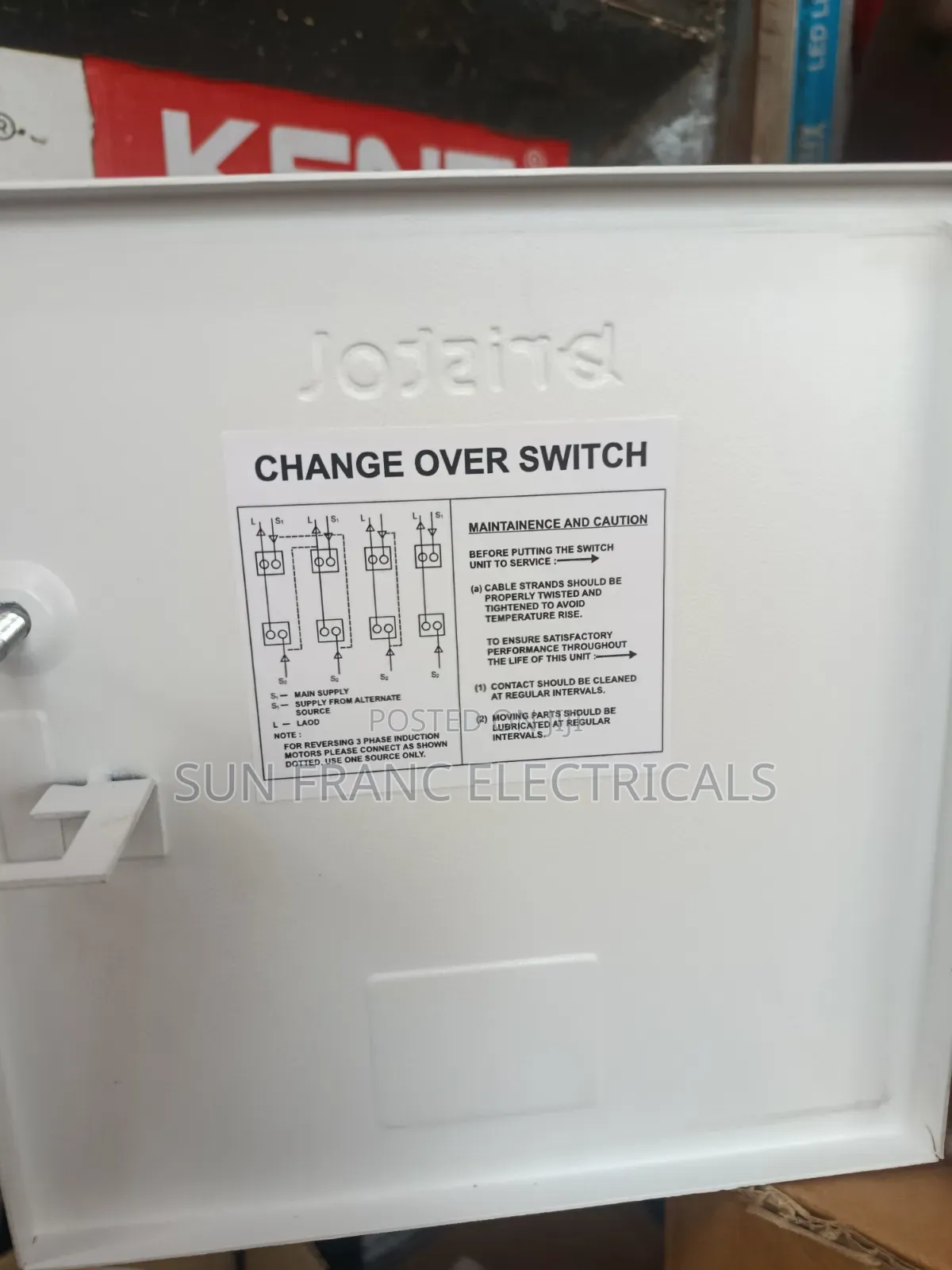 32A Bristol Changeover Switch