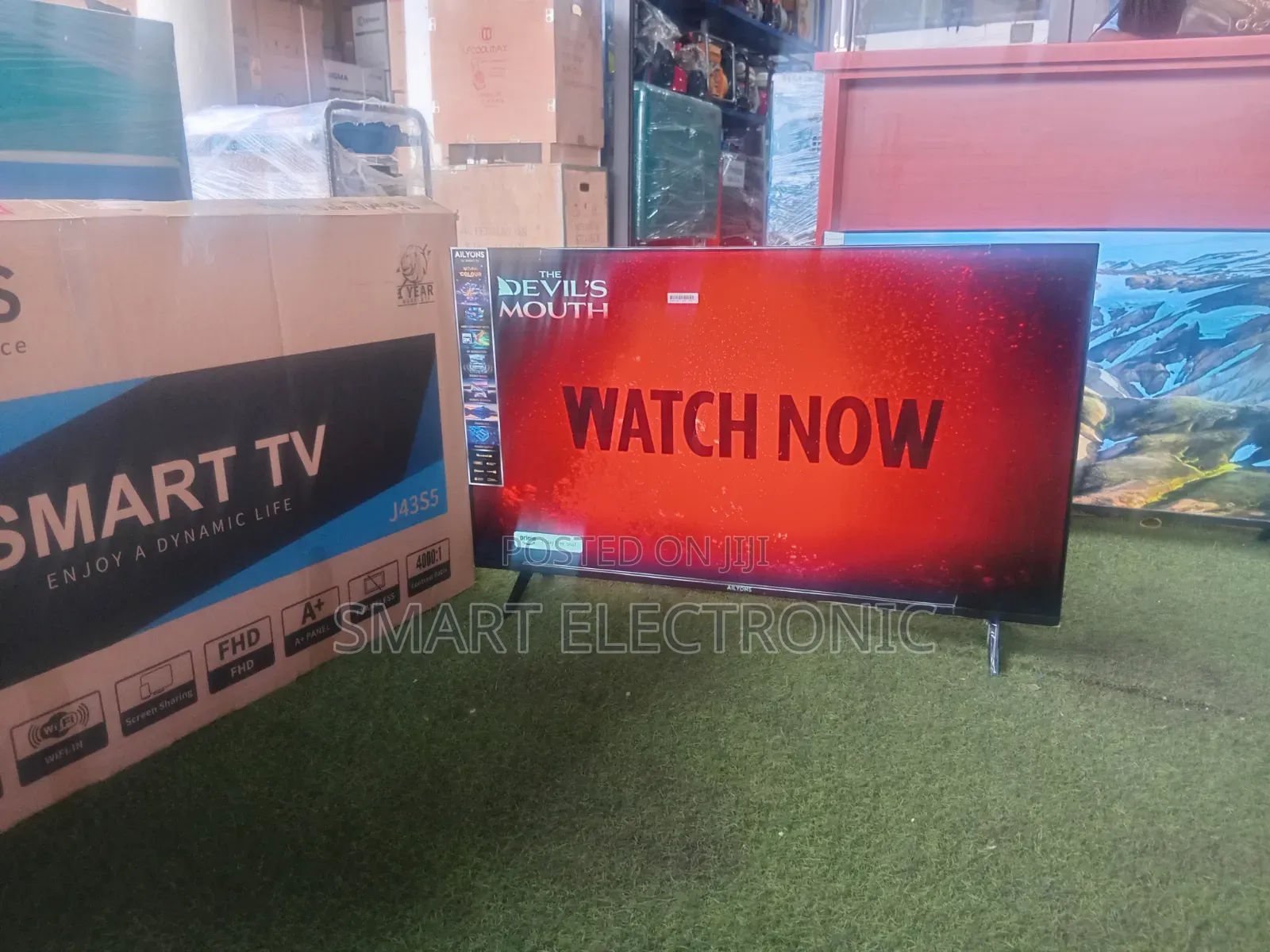 Ailyons Smart TV – Enjoy Netflix, YouTube, Movies Sports