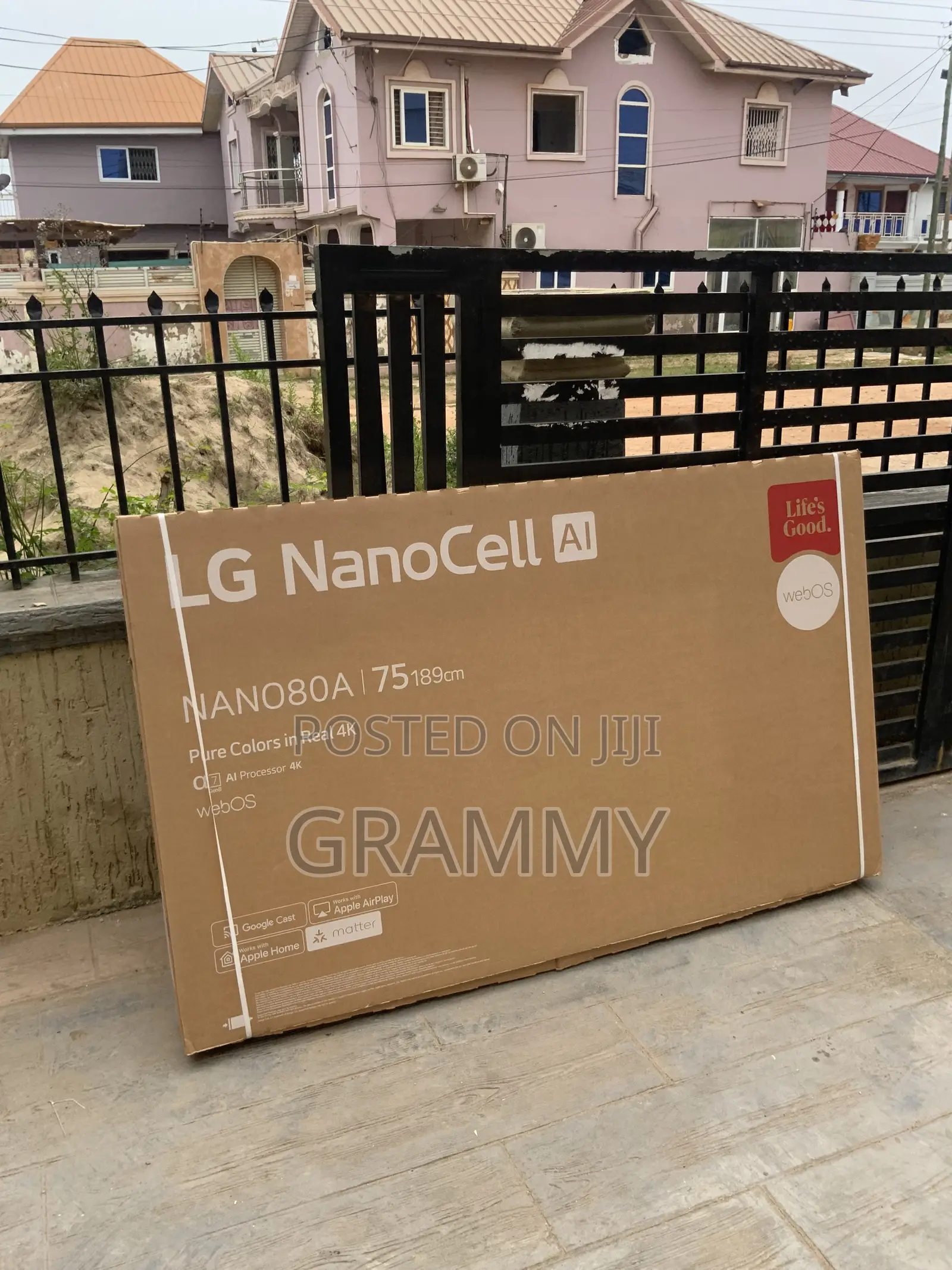 Brand New LG NanoCell AI 75" Inches — NANO80A