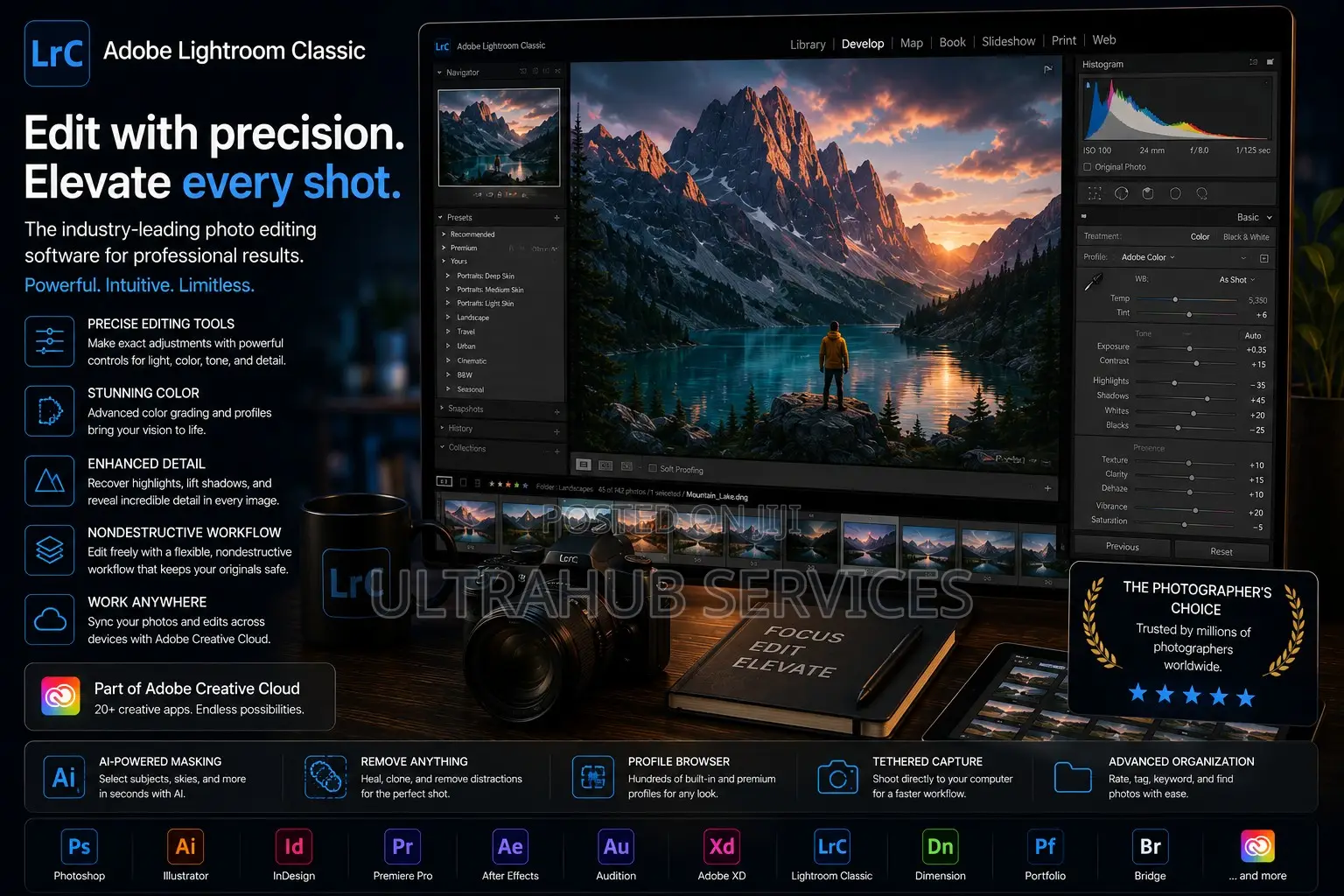 Adobe Lightroom Classic 2026 V15 for Macos or Windows
