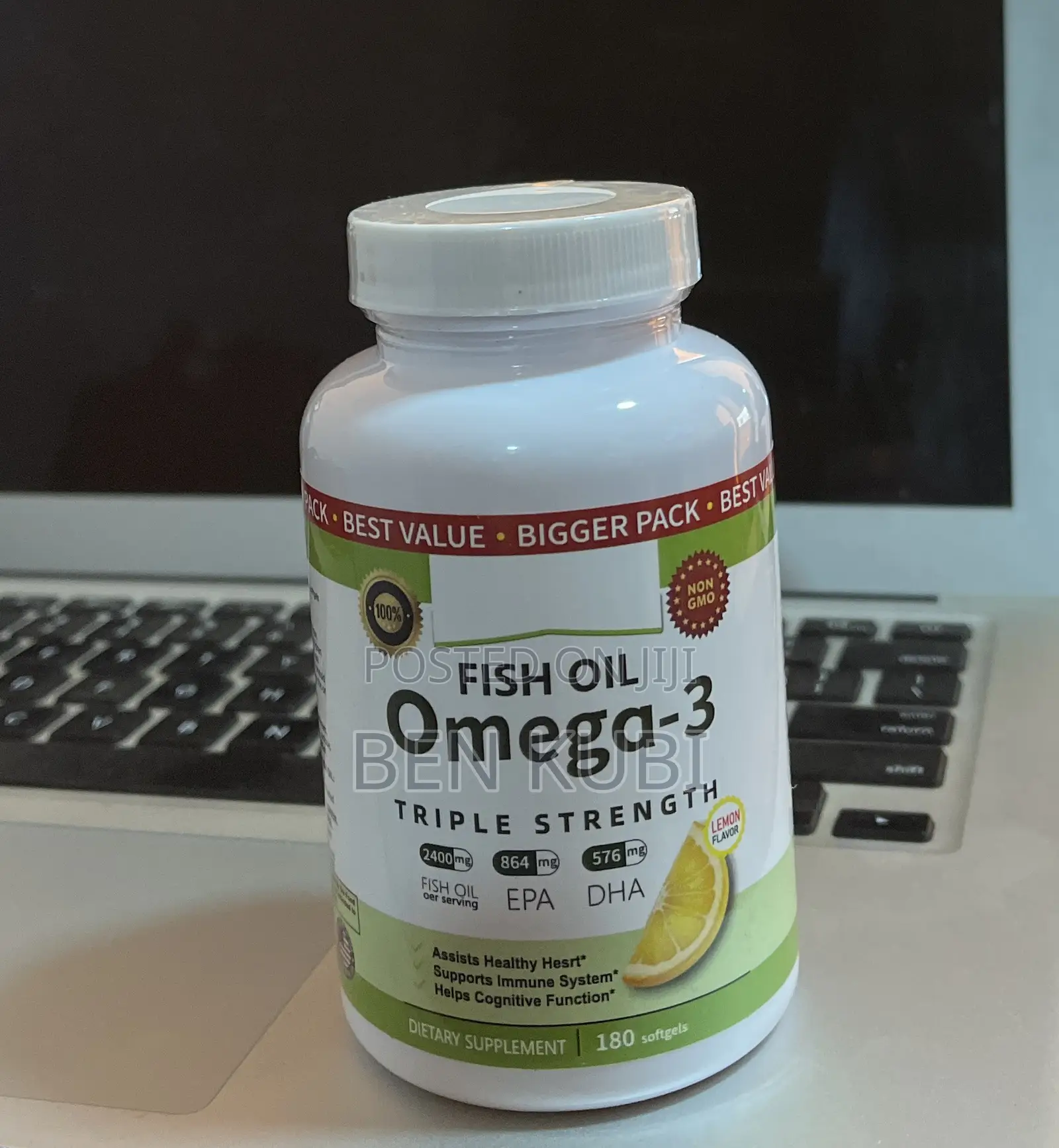 Tripple Strength Omega 3 Fish Oil- 180 Softgels