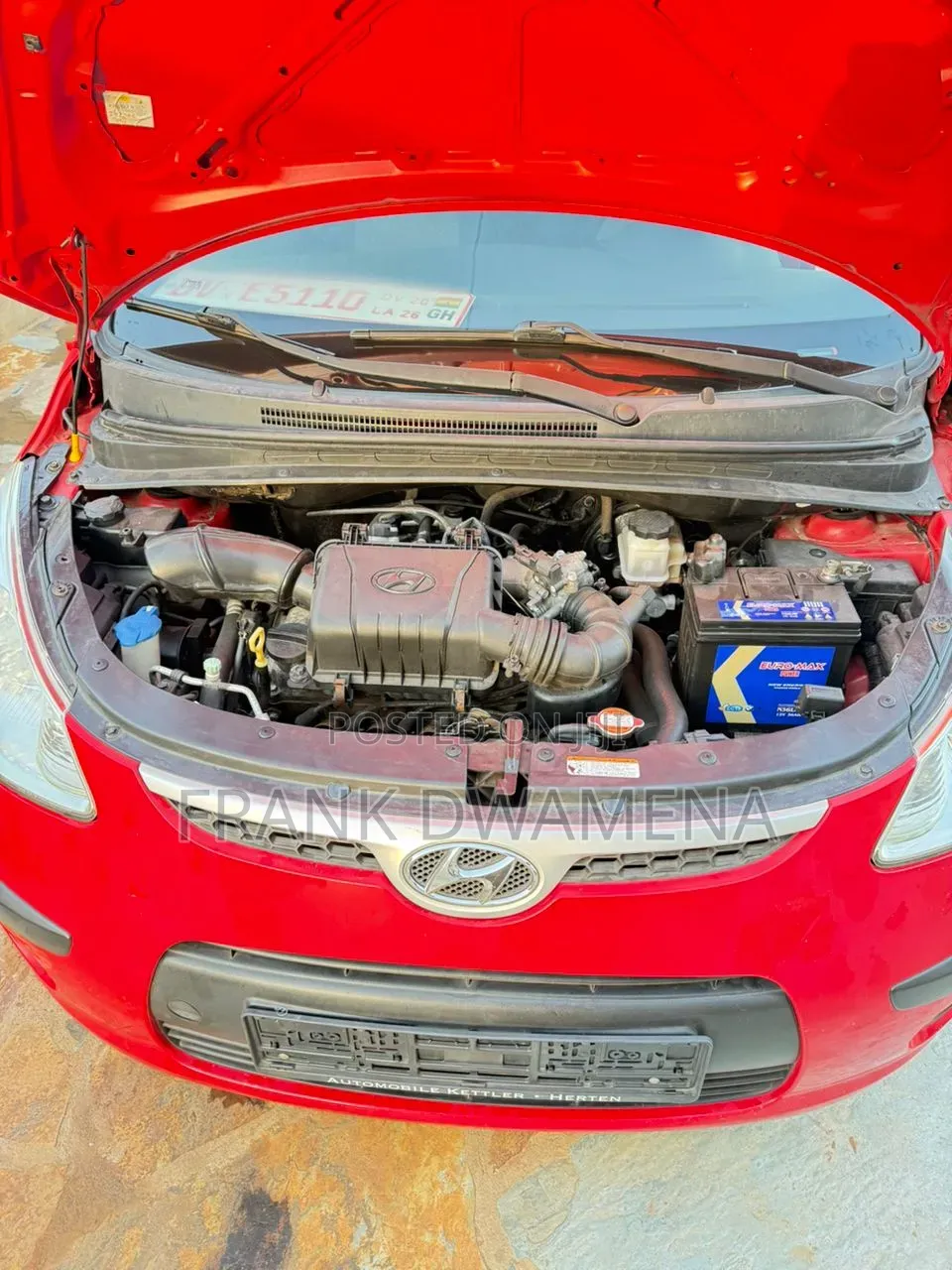 Hyundai I10 2010 Red