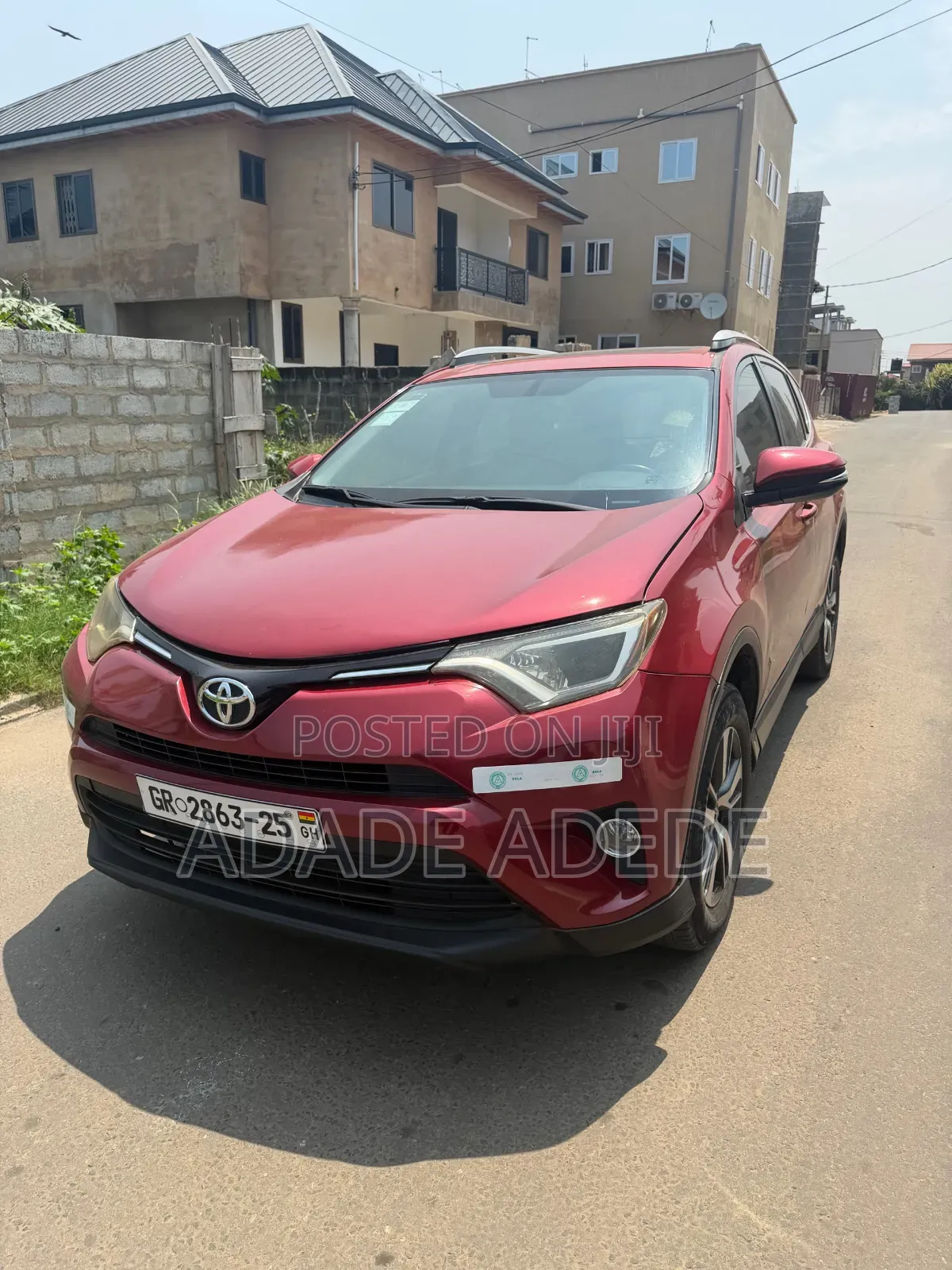 Toyota RAV4 XLE AWD (2.5L 4cyl 6A) 2016 Red
