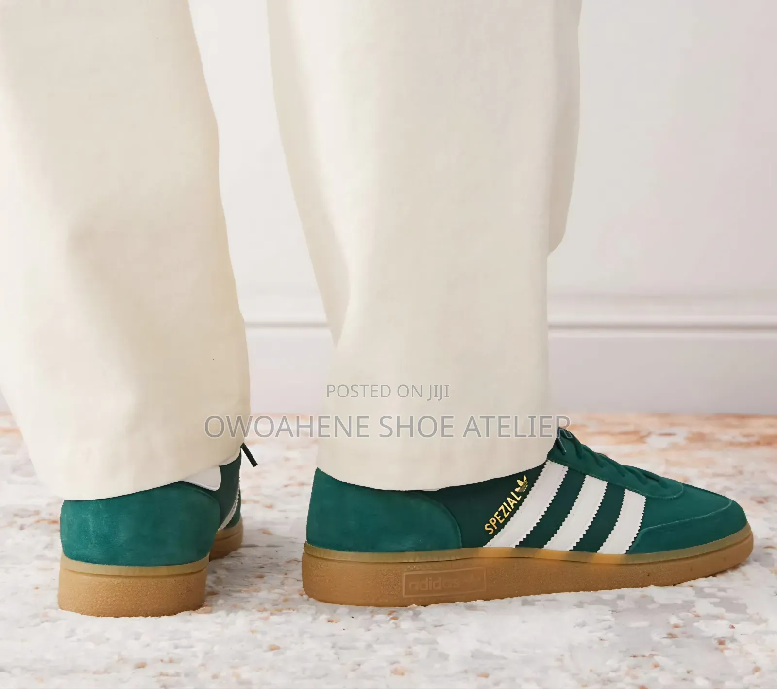 Adidas Originals Handball Spezial Collegiate Green / Off White Sneaker