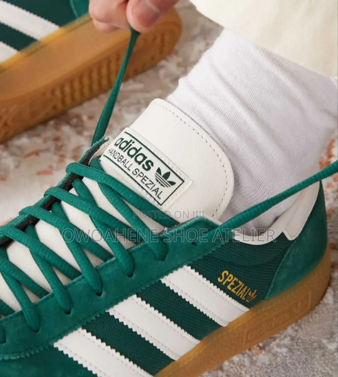 Adidas Originals Handball Spezial Collegiate Green / Off White Sneaker