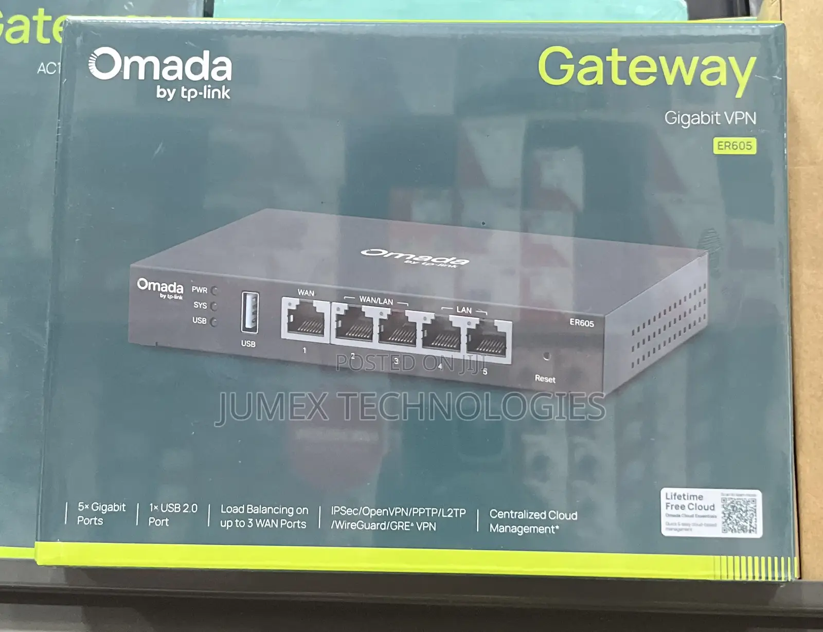 Tplink Gateway Gigabit VPN Centralized Cloud Management Er605