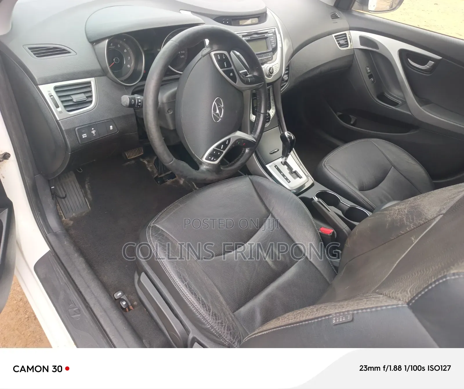 Hyundai Elantra 2012 White