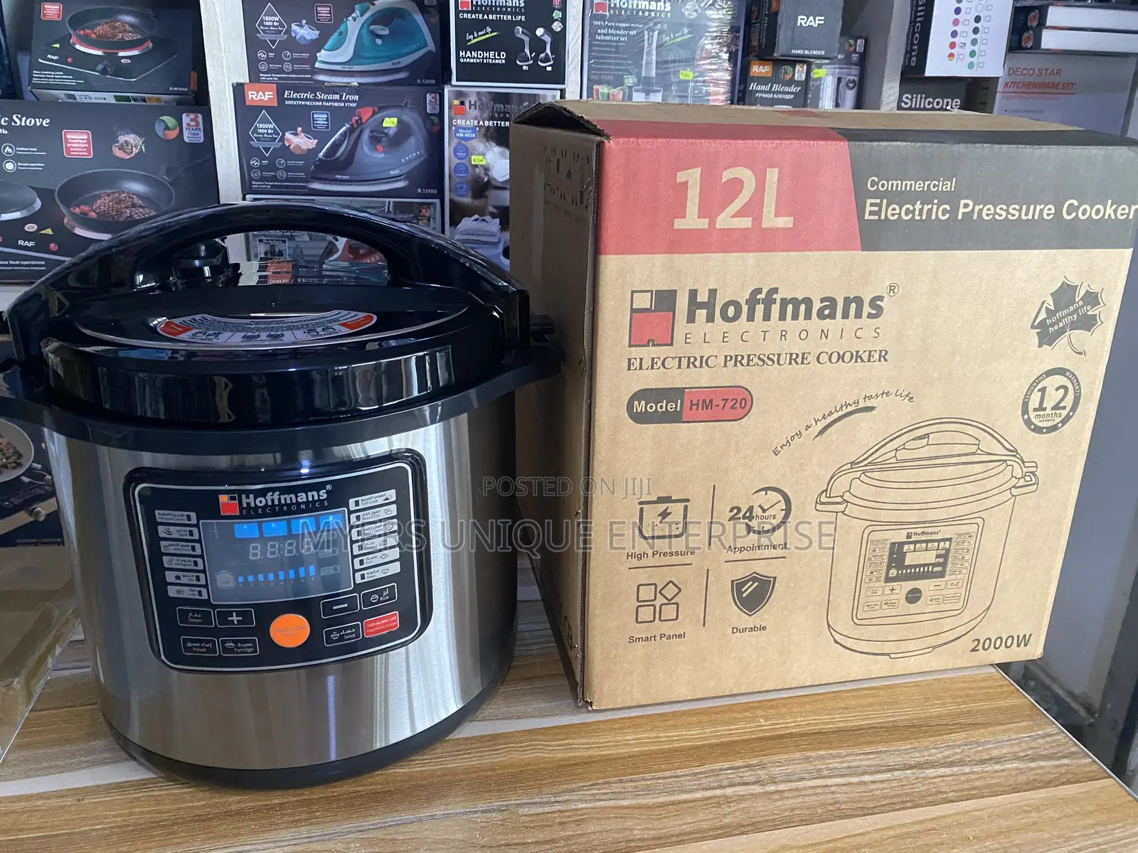 Hoffmans Electric Pressure Cooker With Smart Panel