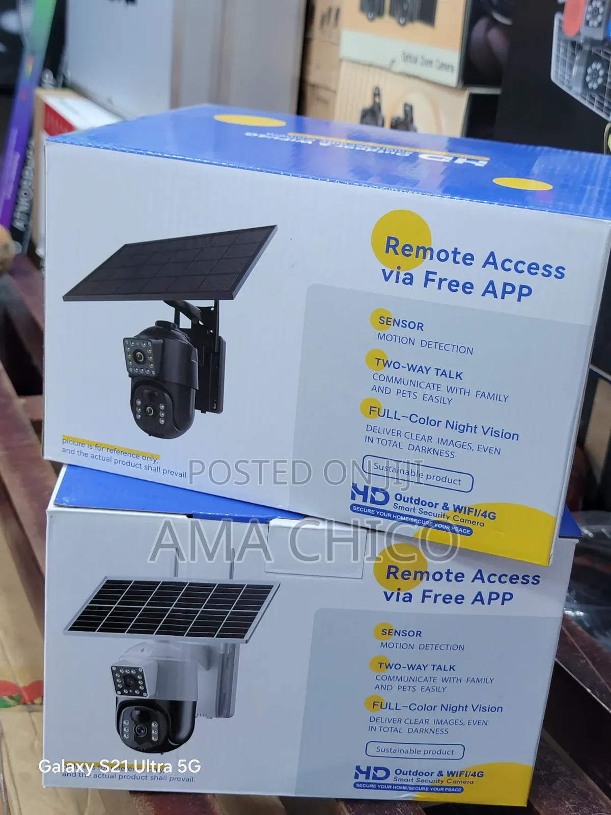 HD Outdoor WiFi Smart Solar Dual Camera