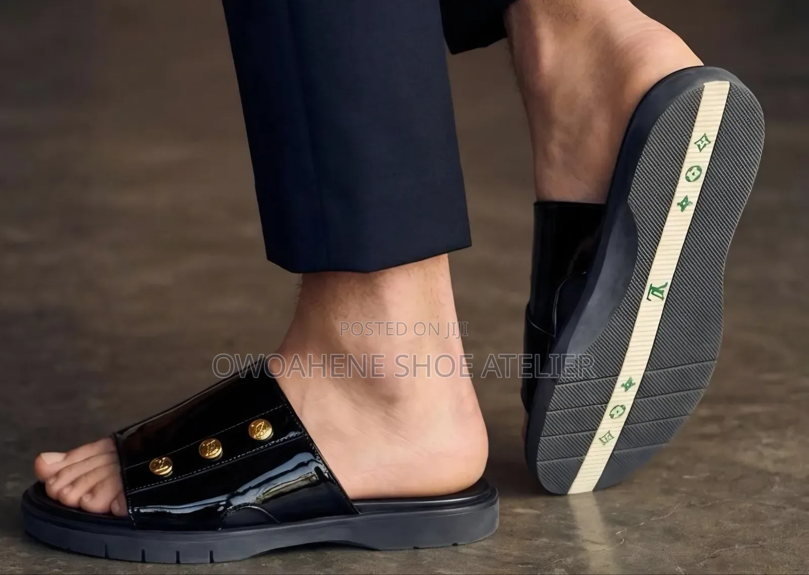 Luxury Louis Vuitton Slide Sandal