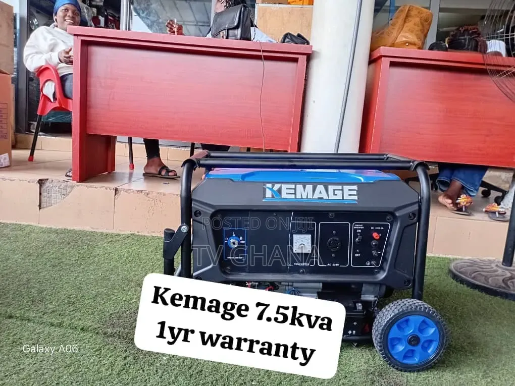 Kemage 7.5KVA 8500W Generator – Perfect Backup for Home, Shop 7.5kva