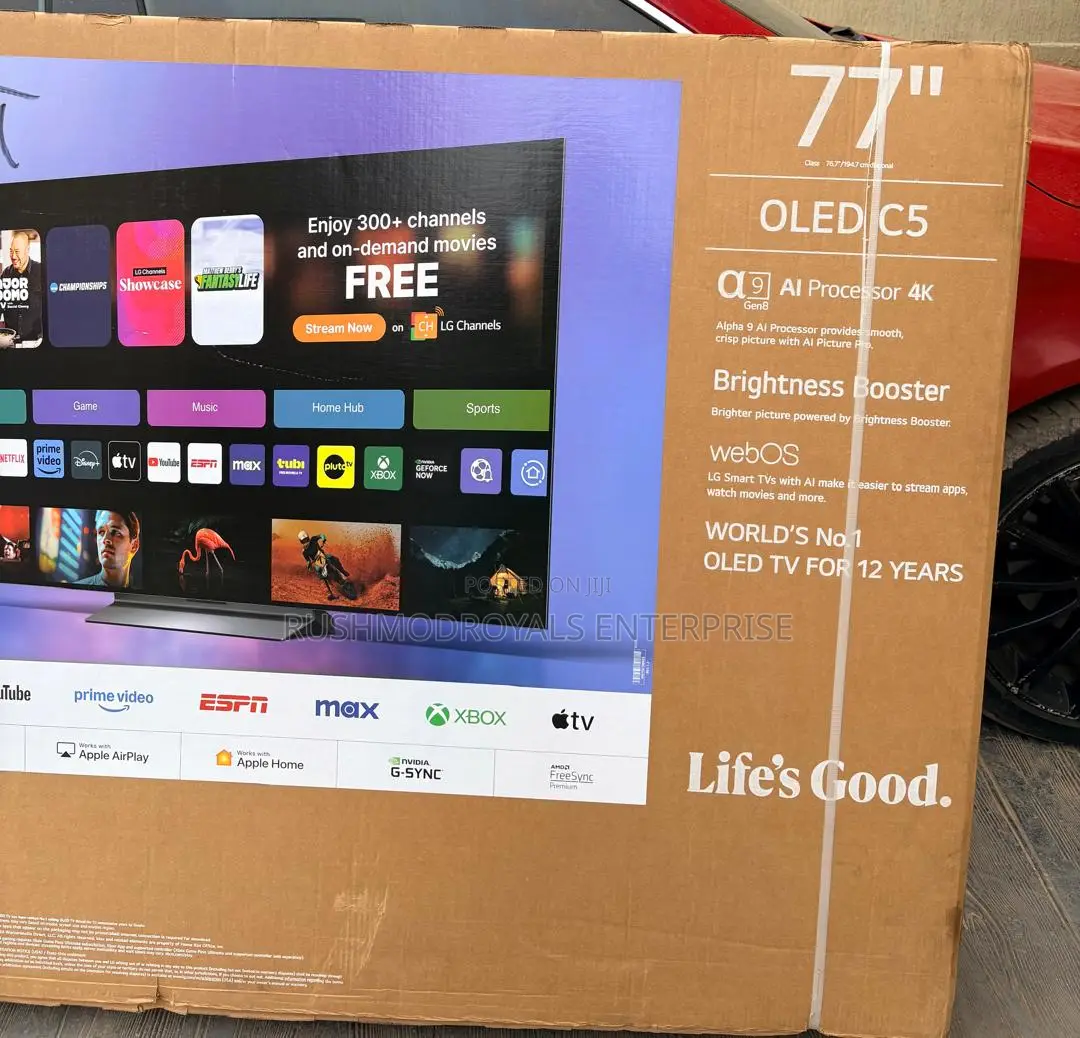 Stunning Clarity and Cinematic LG 77" OLED Evo AI Smart TV
