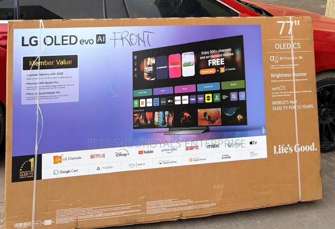 Upgrade Your Home Theater WITH 77-Inch OLED Evo AI Smart TV
