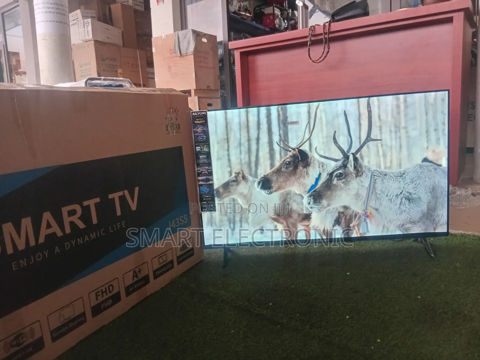 Ailyons 43-Inch Smart TV – Crystal-Clear Entertainment Whole Family