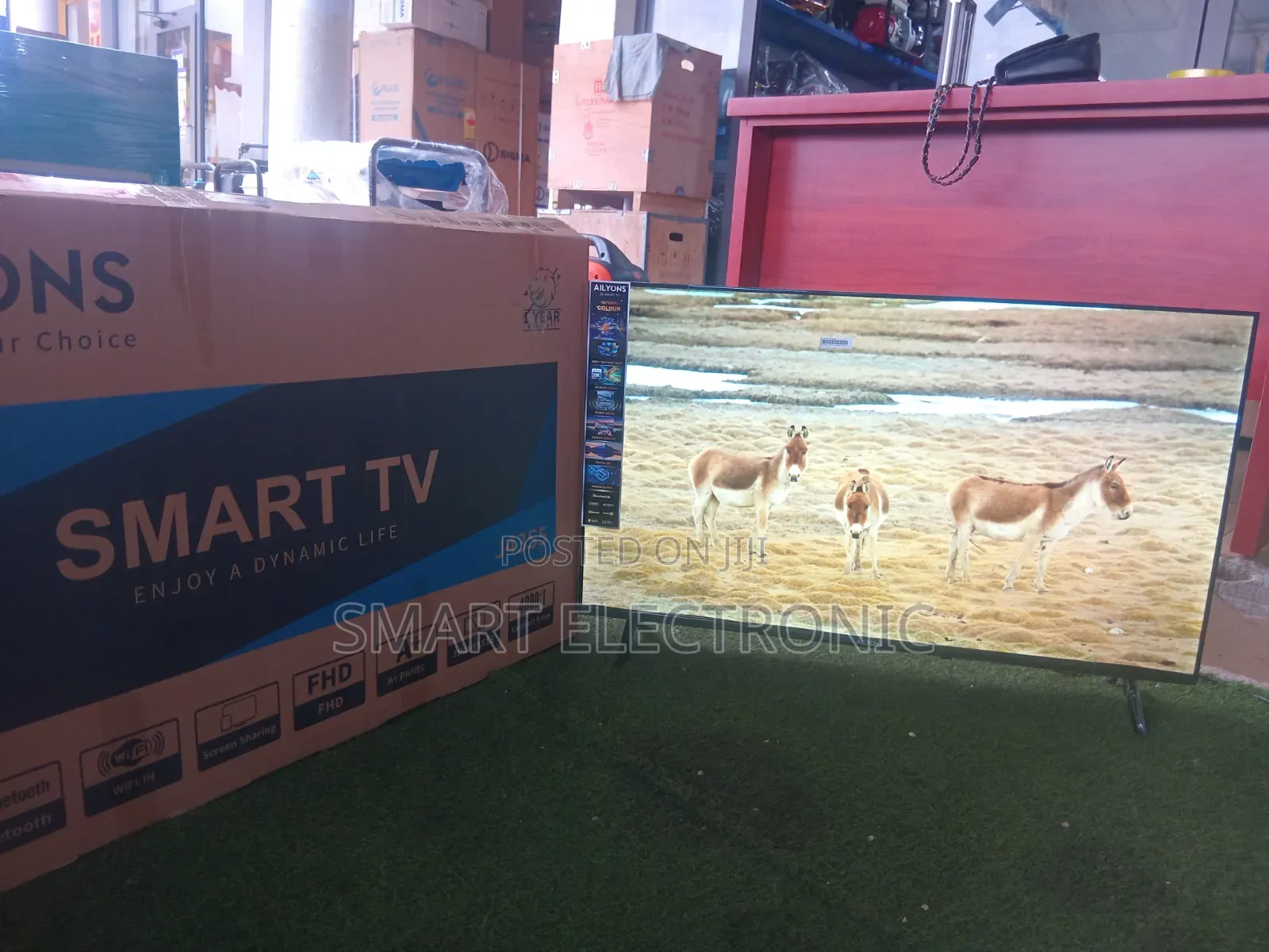 Ailyons 43′′ Smart Television – Stylish Big Screen TV for Modern Homes
