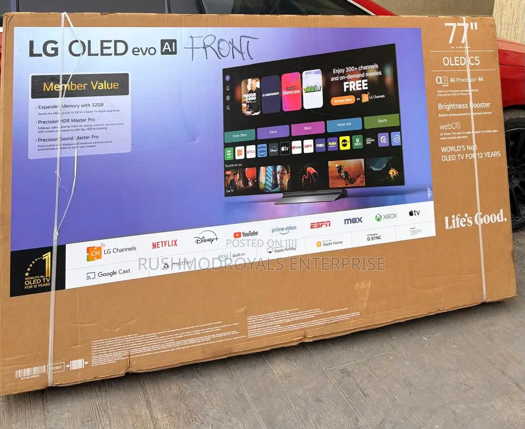 Brand New American 77 Inch LG Oled Evo Ai C5 Smart TV