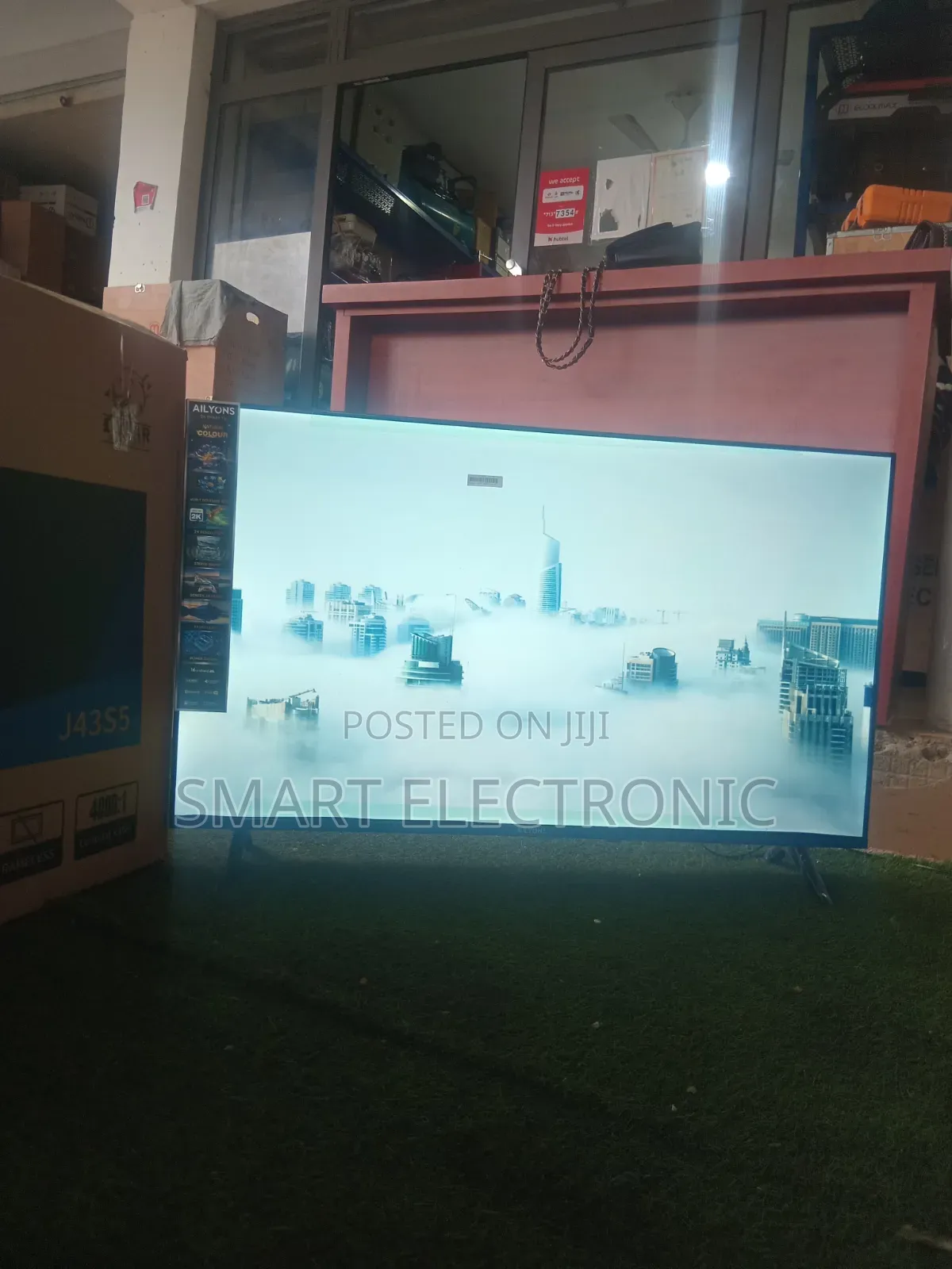 Ailyons 43-Inch Smart TV – Modern Smart Television for Home Business