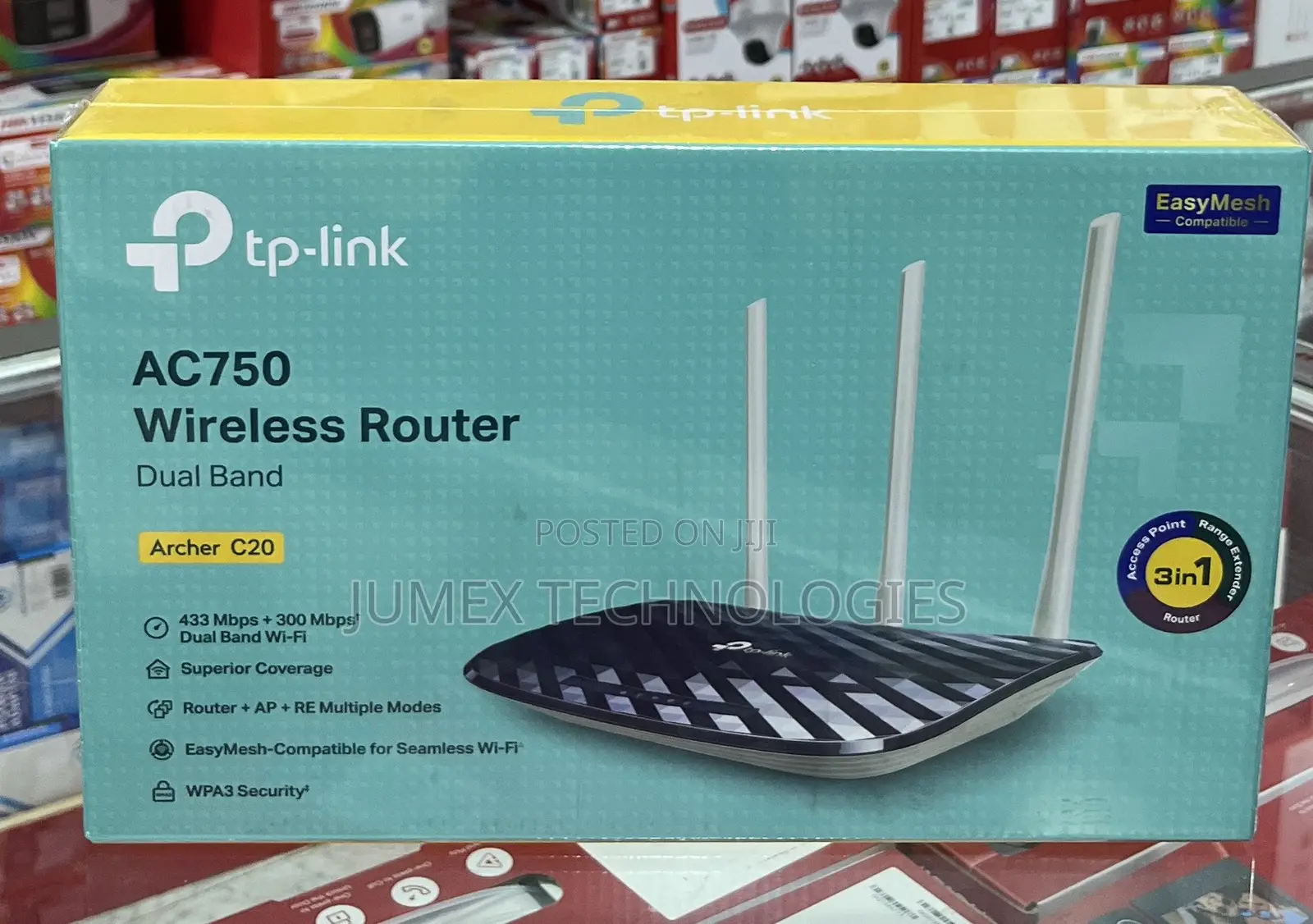 TP-Link Archer C20 AC750 Wireless Router Dual Band