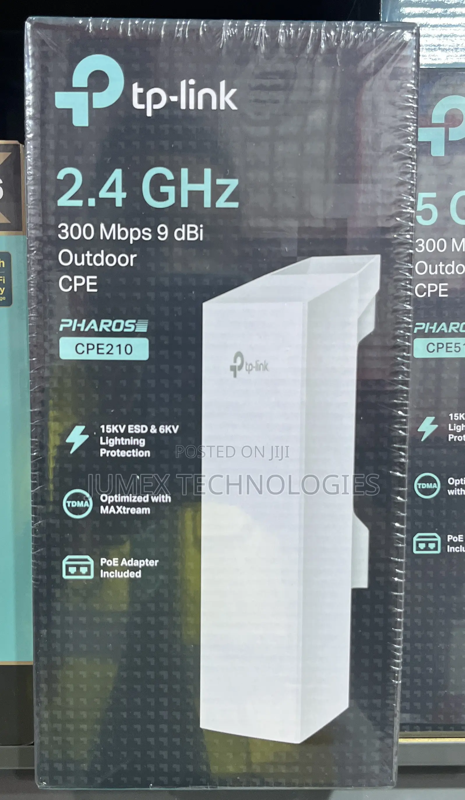 TP-Link CPE210 2.4 GHz 300 MBPS 9 dBi Outdoor CPE
