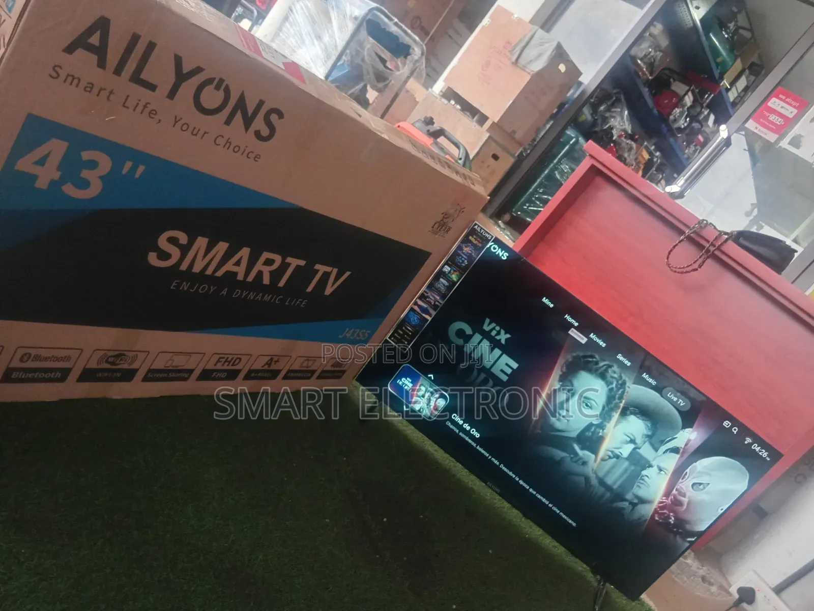 Ailyons 43′′ Smart Television – Large Display With an Amazing Viewing