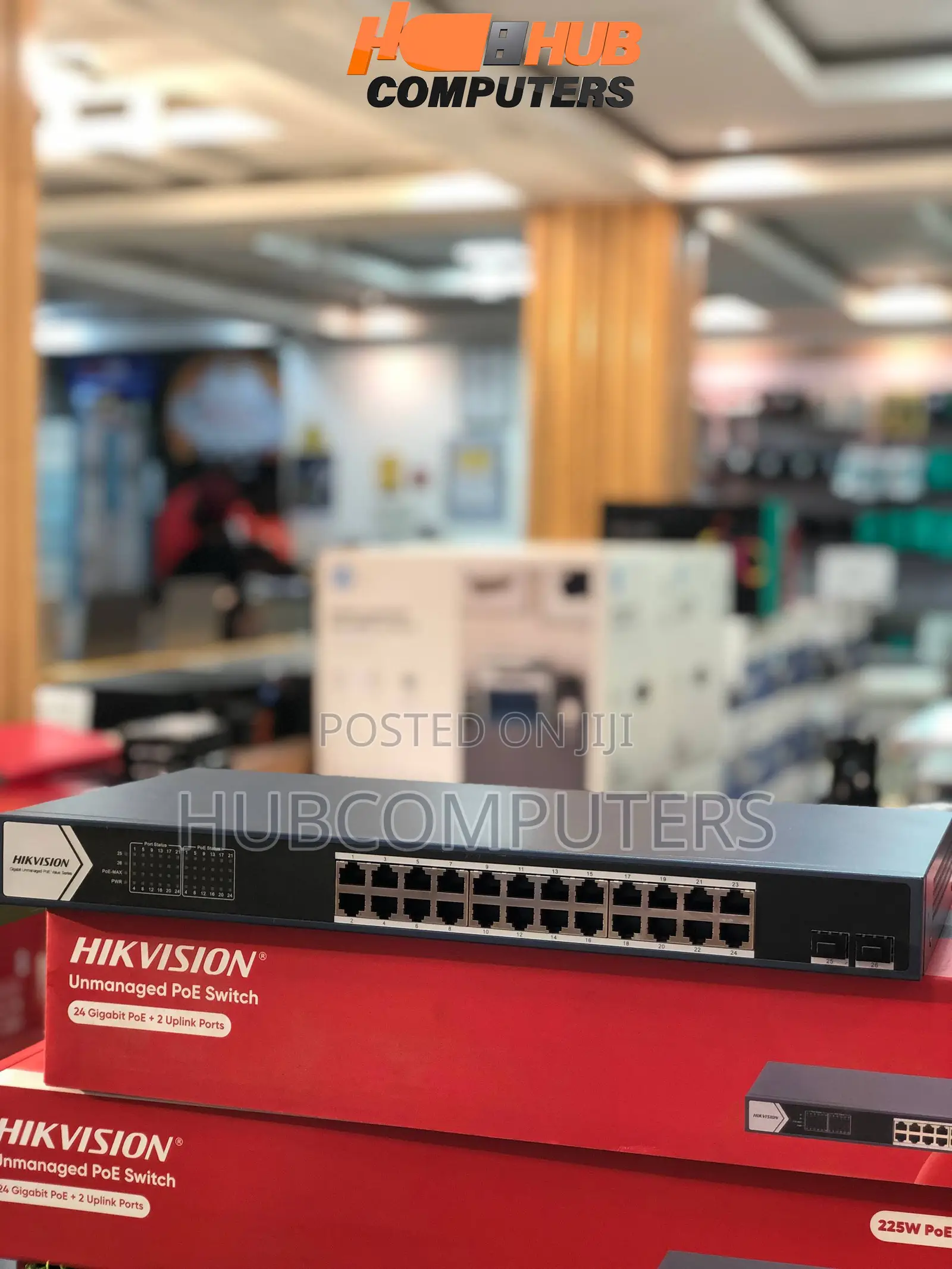 Hikvision DS-3E0526P-E/M 24 Port Gigabit PoE Unmanaged Switch
