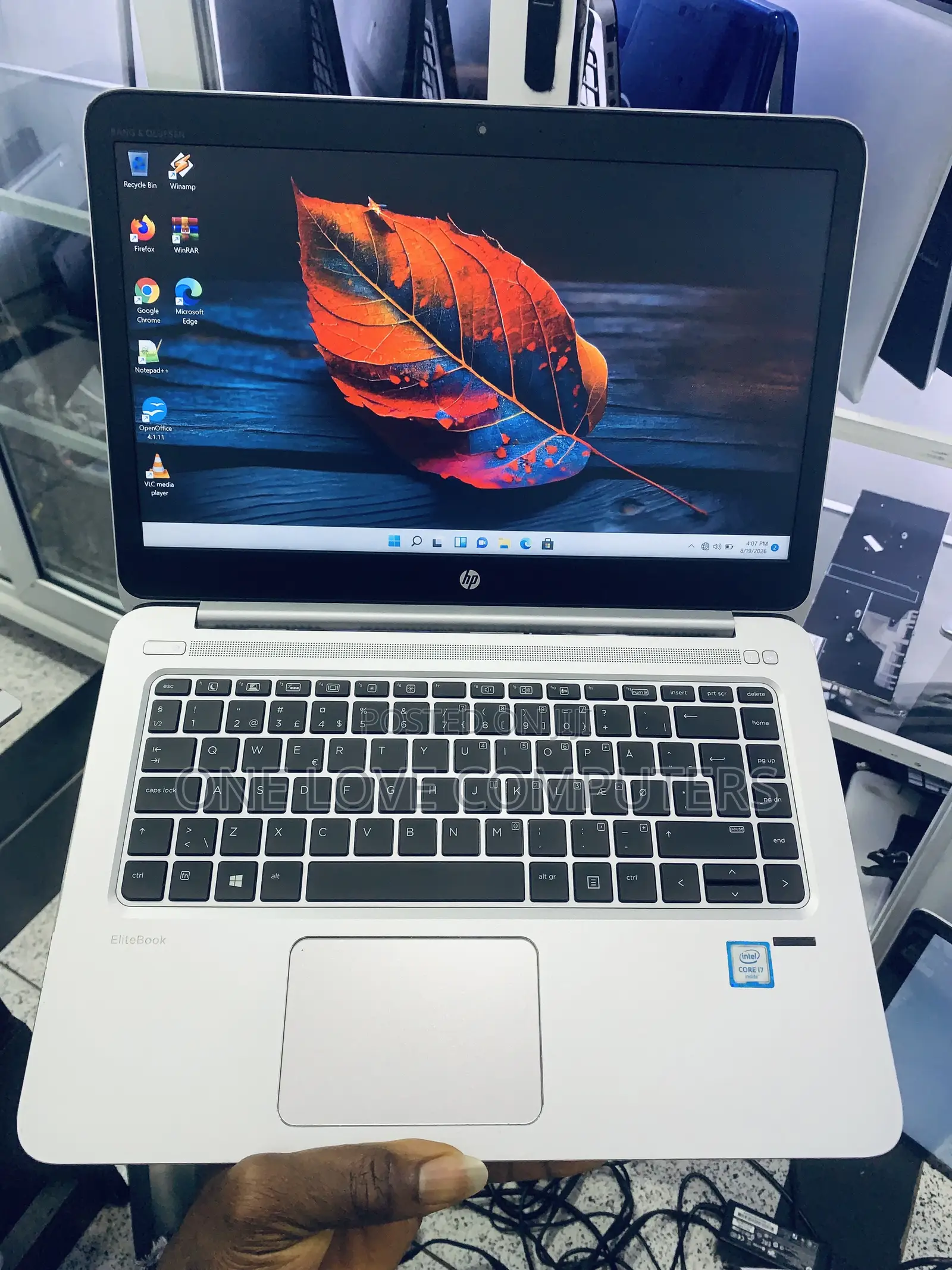 Laptop HP EliteBook Folio 1040 G3 8GB Intel Core i7 SSD 256GB