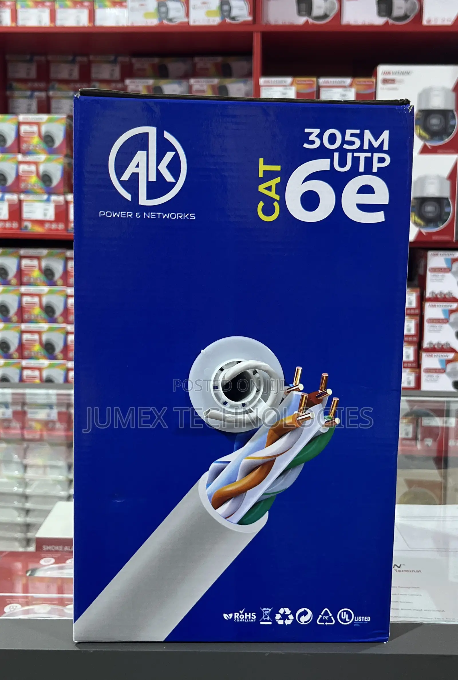 Cat6 Cable Ak Power and Network High Performance Cable 305m Utp
