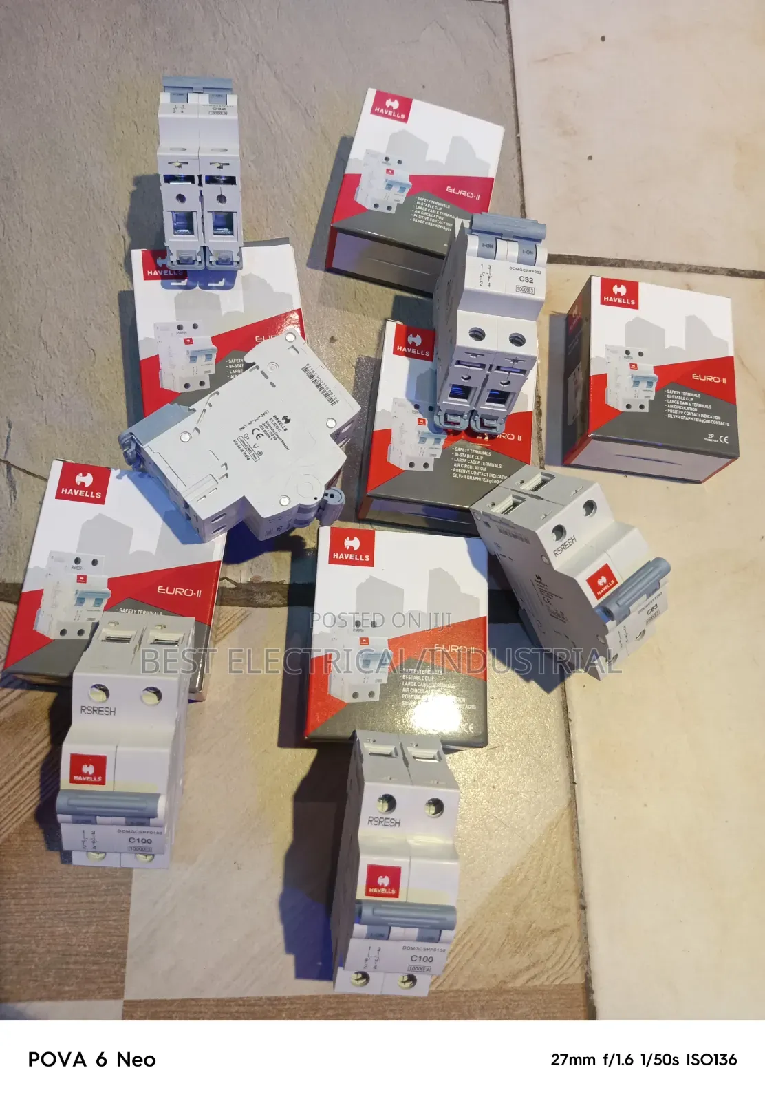 Havell 2pole Breakers 32A,63A,100A