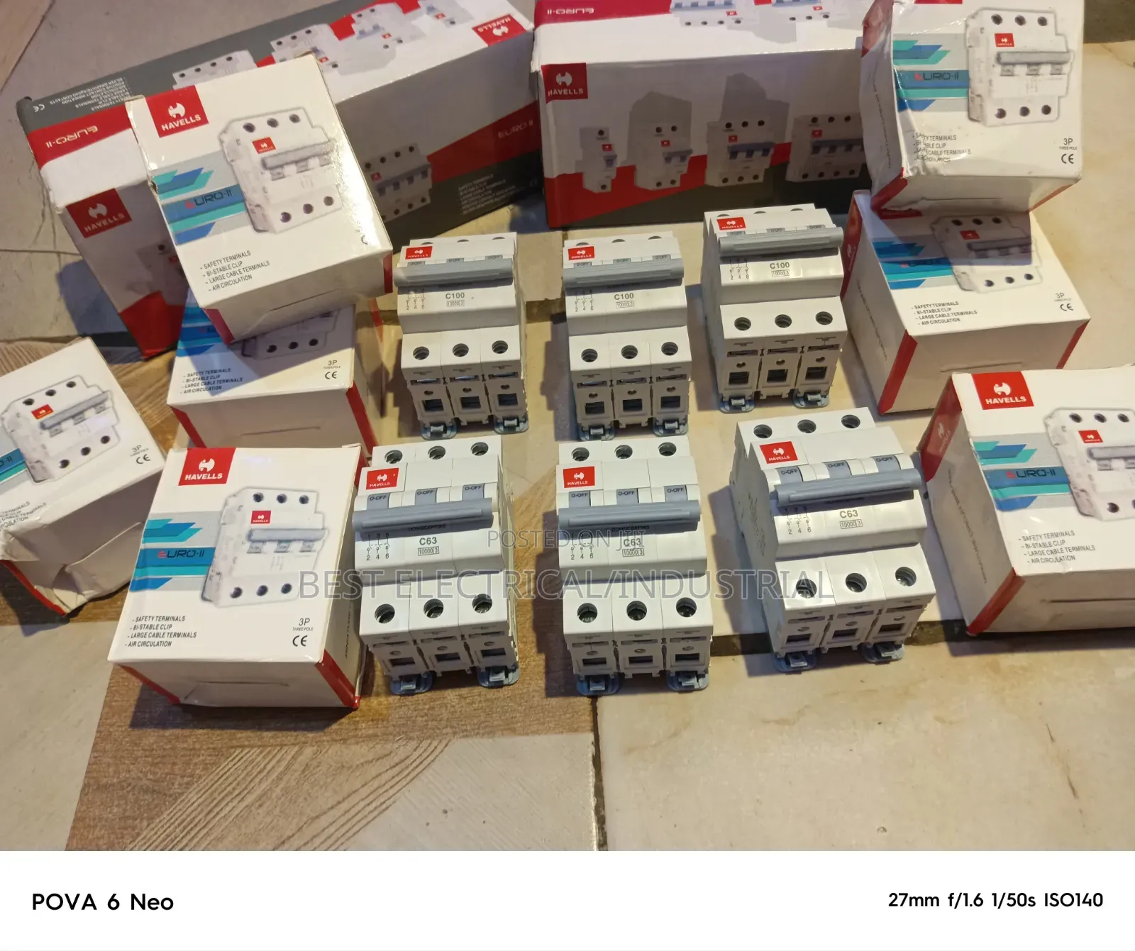 3 Pole Breaker 100A