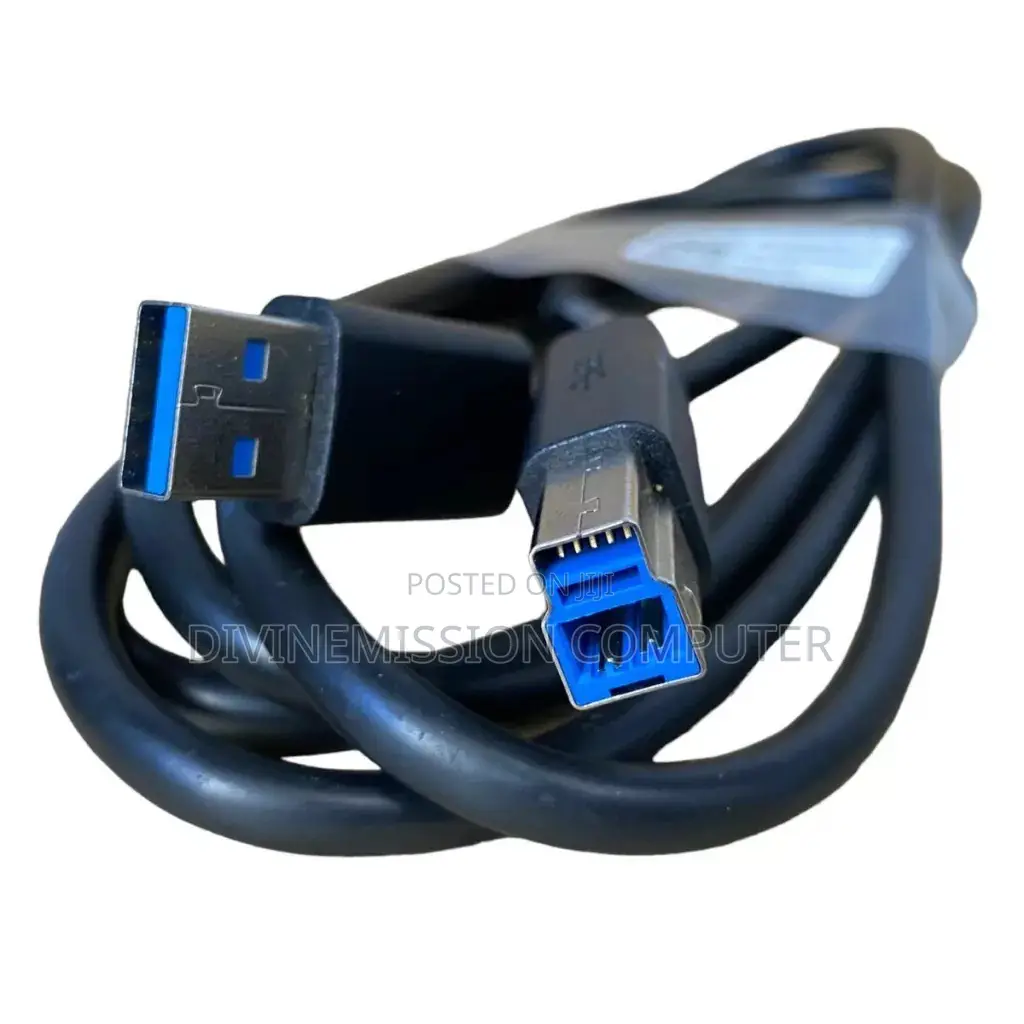 3.0 USB to Printer, External Drive, or Dock Station to Computer Cable