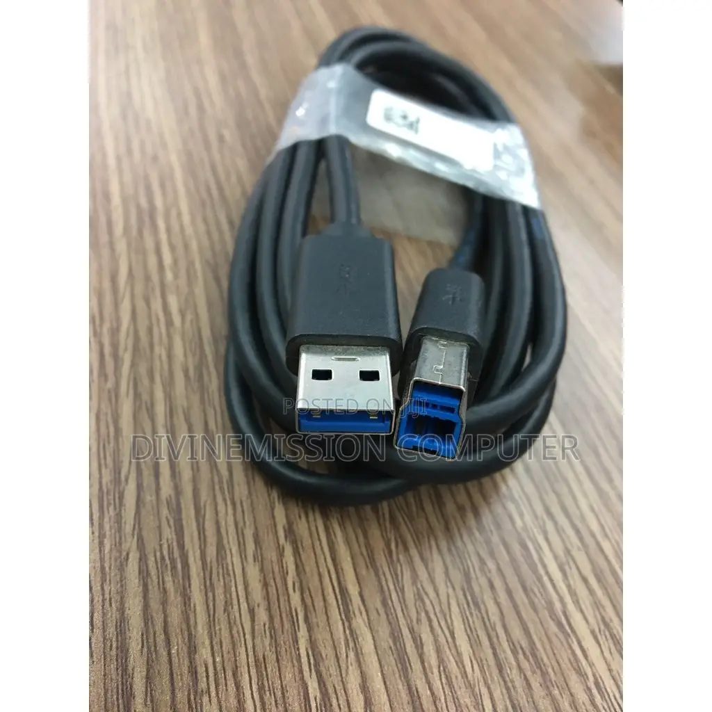 3.0 USB to Printer, External Drive, or Dock Station to Computer Cable