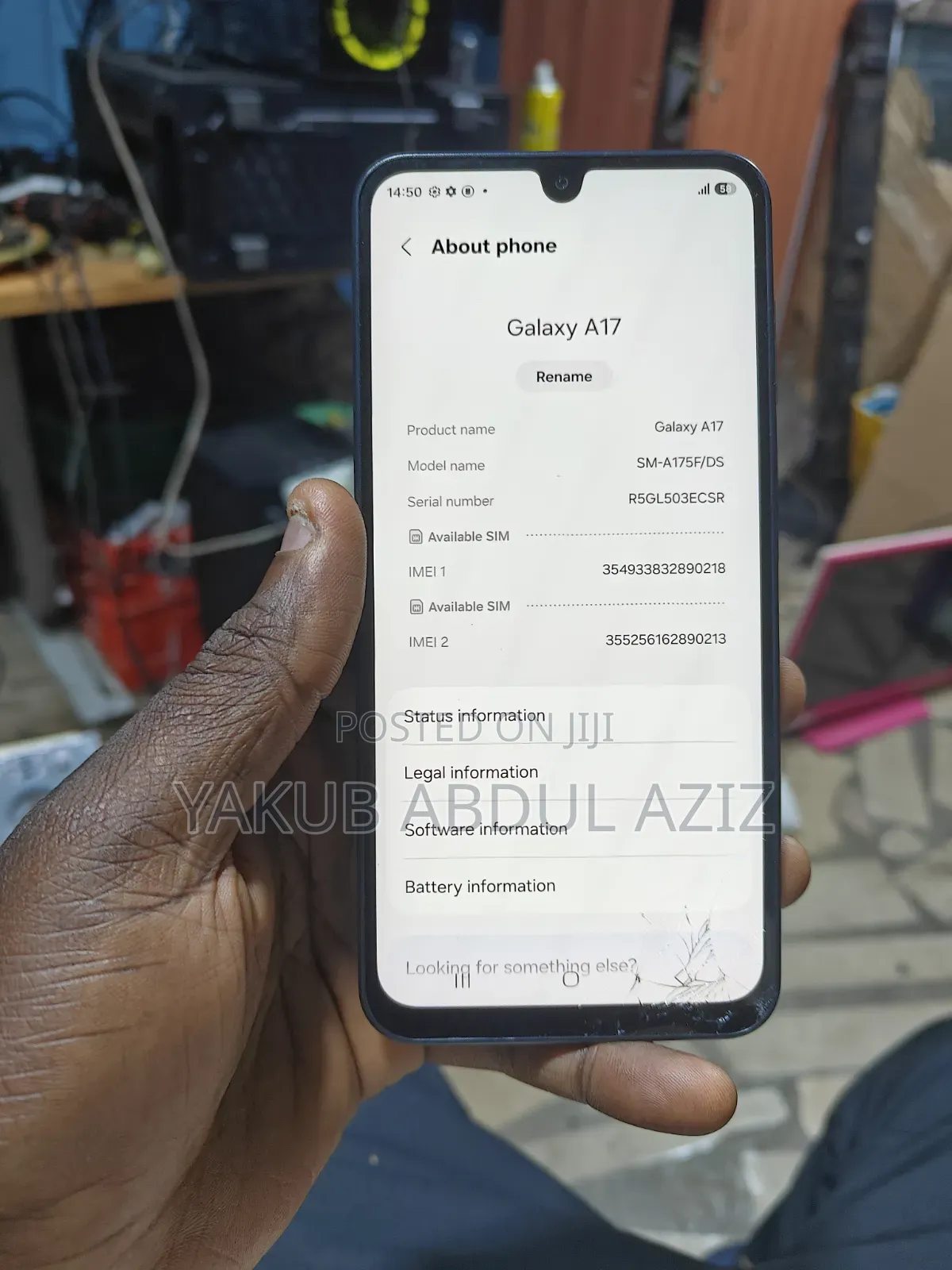 Samsung Galaxy A17 128 GB Black
