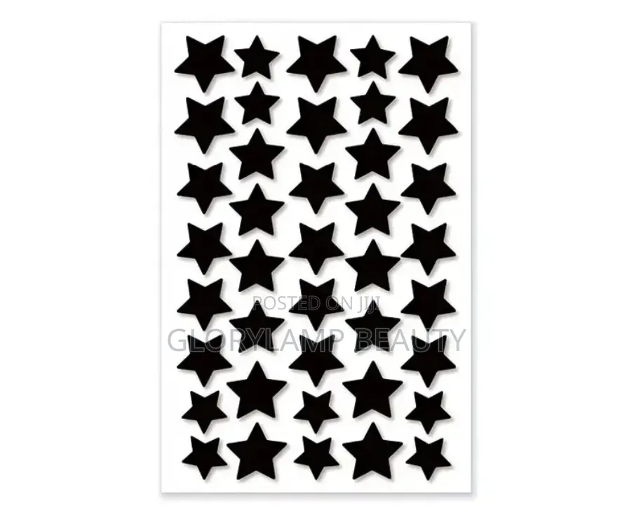 Medicated Black Star Hydrocolloid Acne Pimple Patches –Blemish Healing