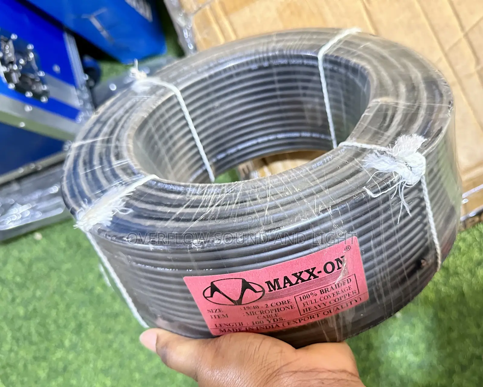 Maxx-on 2-Core Microphone Cable Roll [100 Yards]