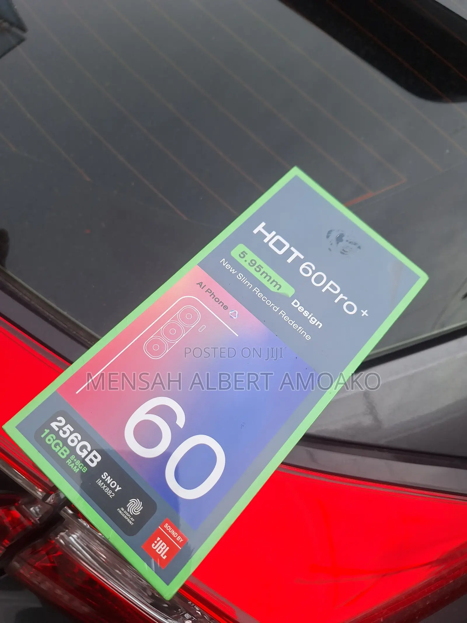 New Infinix Hot 60 Pro+ 256 GB Black
