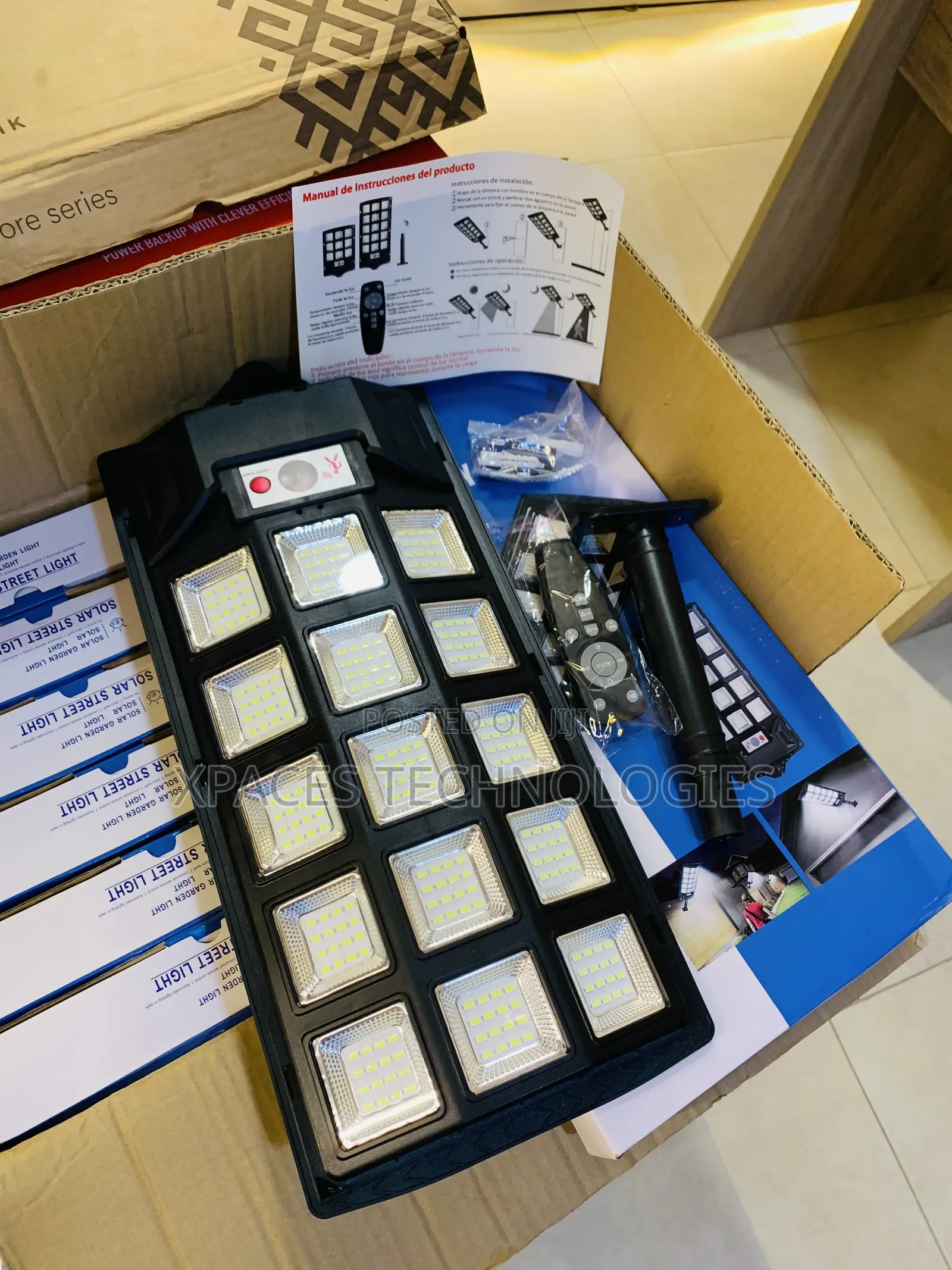 100W Solar Street Lights Outdoor Waterproof , 0 Electricity Bill