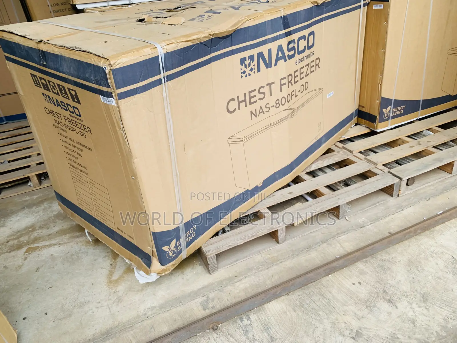 Lovely New Nasco 545 LTRS Double Door Chest Freezer – NAS-800FL-DD