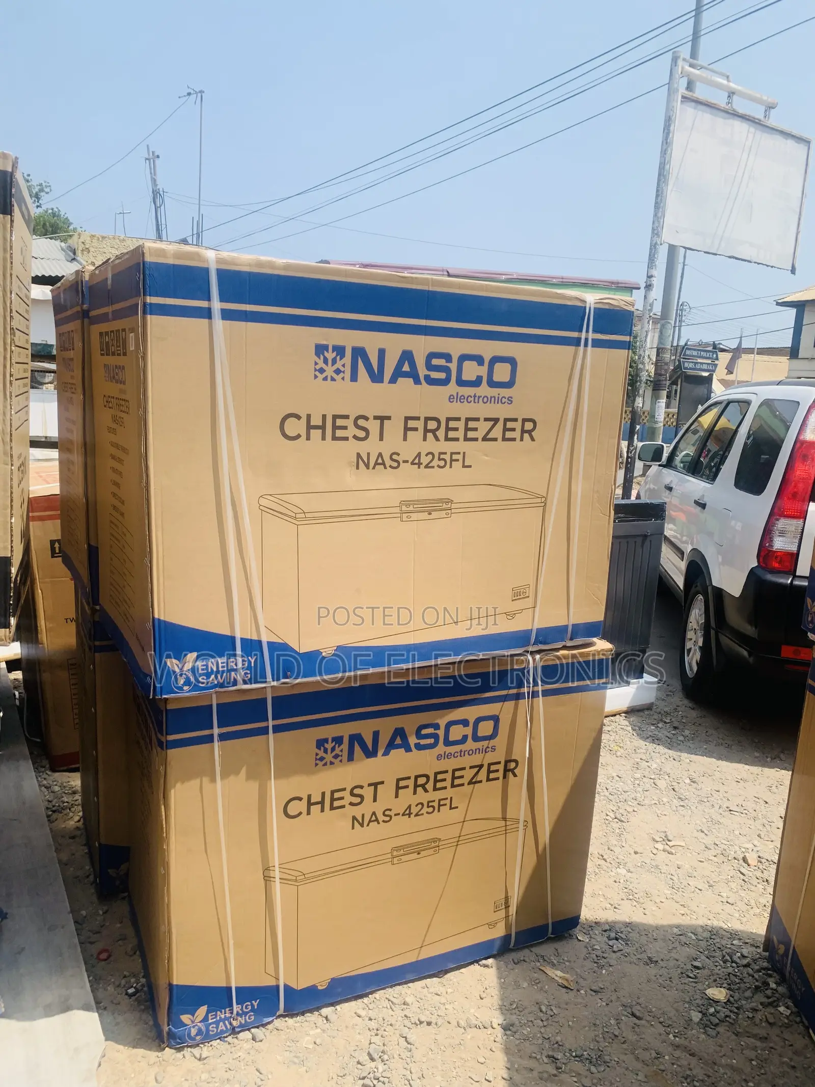 High Quality Nasco 318 Litres Chest Freezer - NAS-425FL - Silver