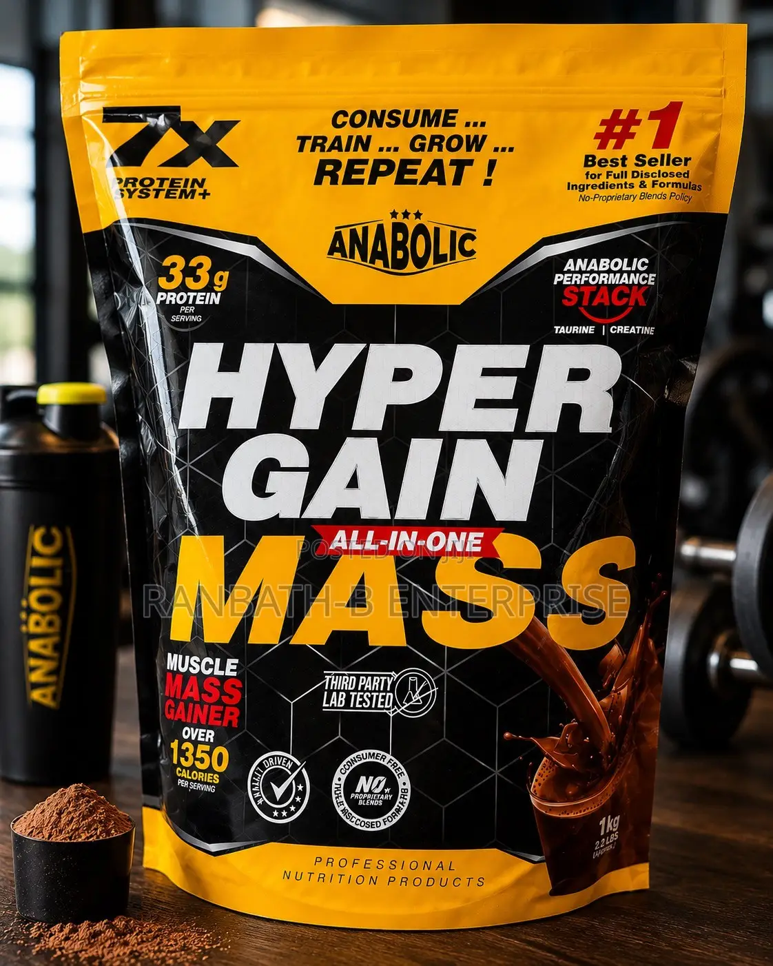 Hyper Gain – 33g Protein 1,350+ Calories