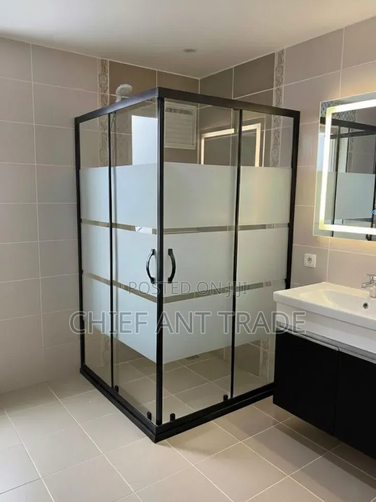 Black Shower Cubicle 120*90cm