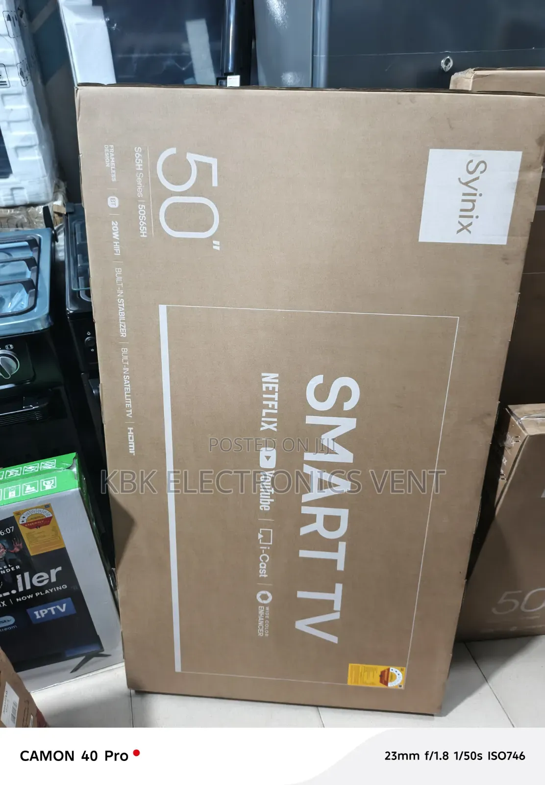 Syinix 50" Smart Android Google Led TV