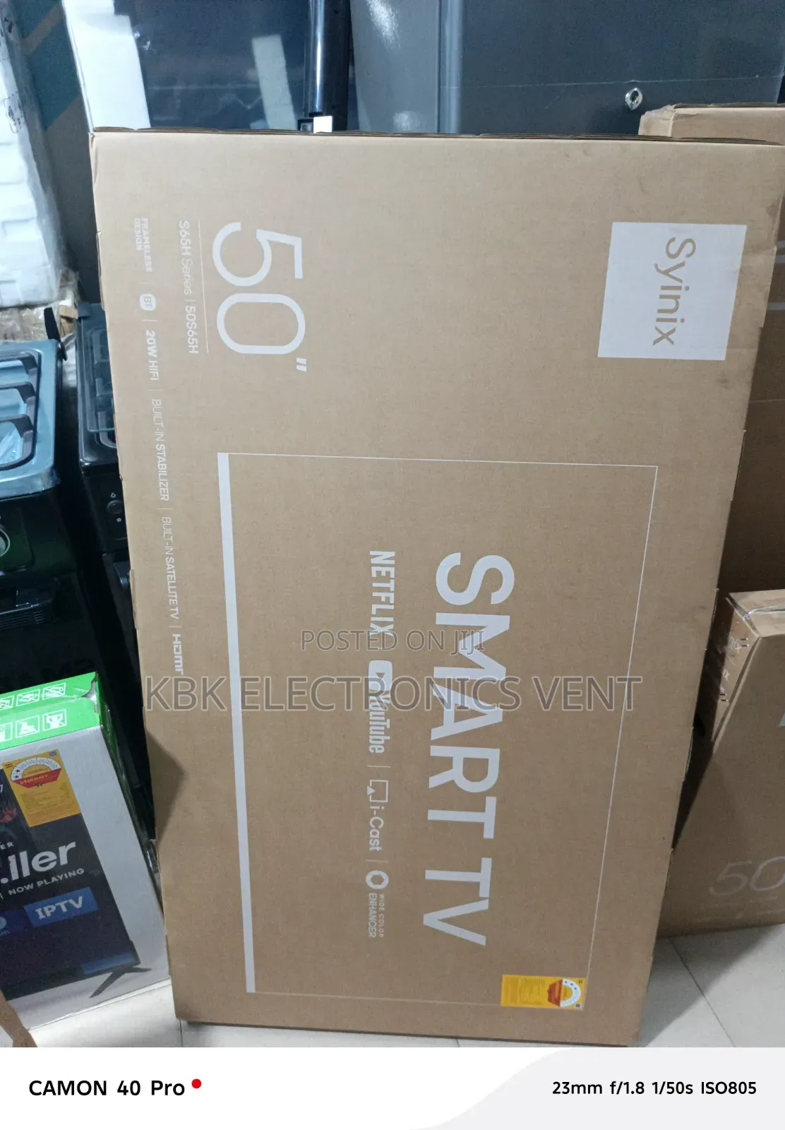Syinix 50" Smart Android Google Led TV