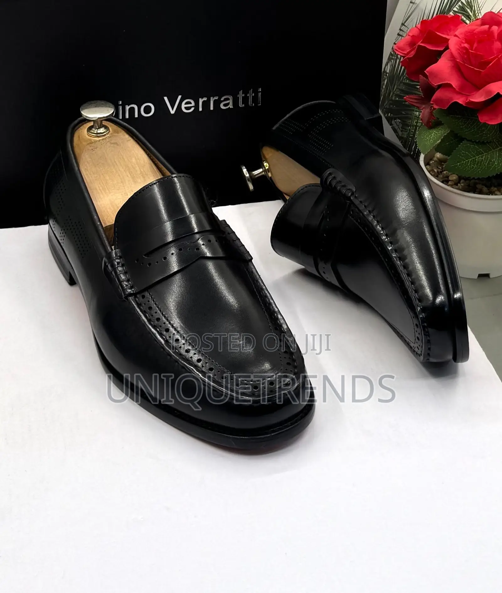 Quality DINO VERRATTI Penny Leather Loafers