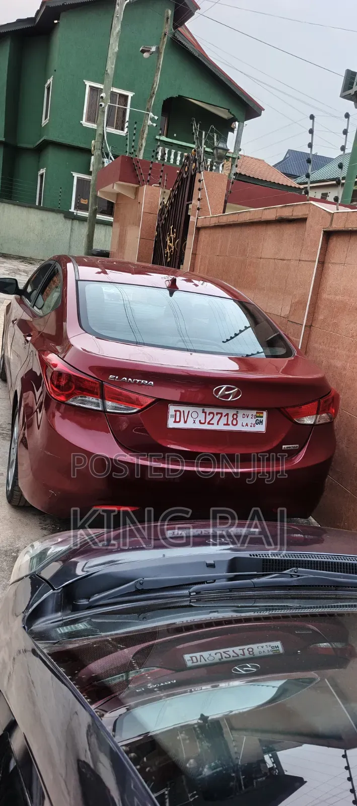 Hyundai Elantra Limited 4dr Sedan (1.8L 4cyl 6A) 2014 Red