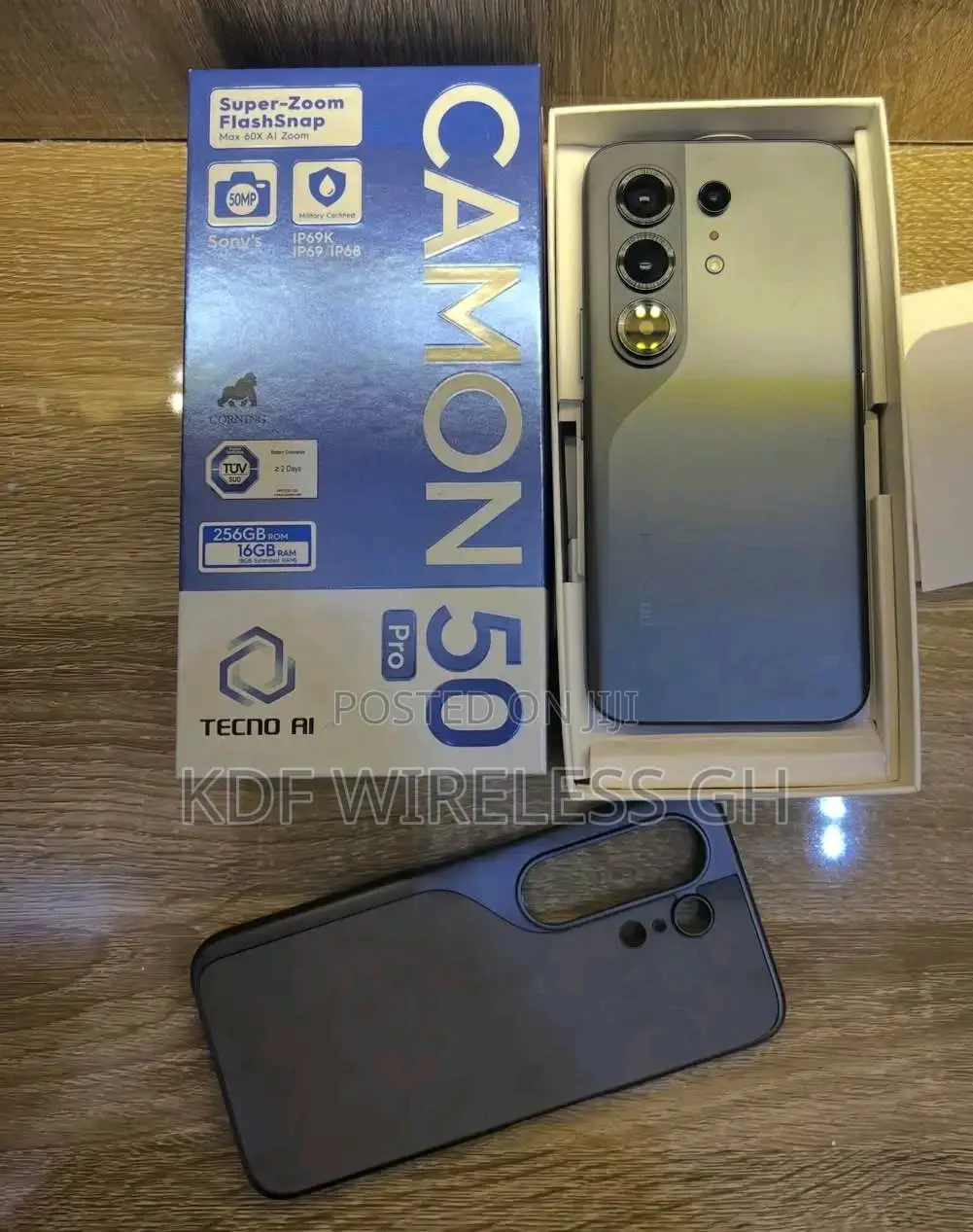 New Tecno Camon 50 Pro 256 GB Black