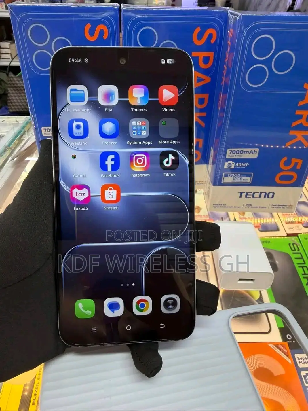 New Tecno Spark 50 128 GB Silver